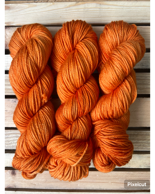 Carrot Cake Hand Dyed Yarn