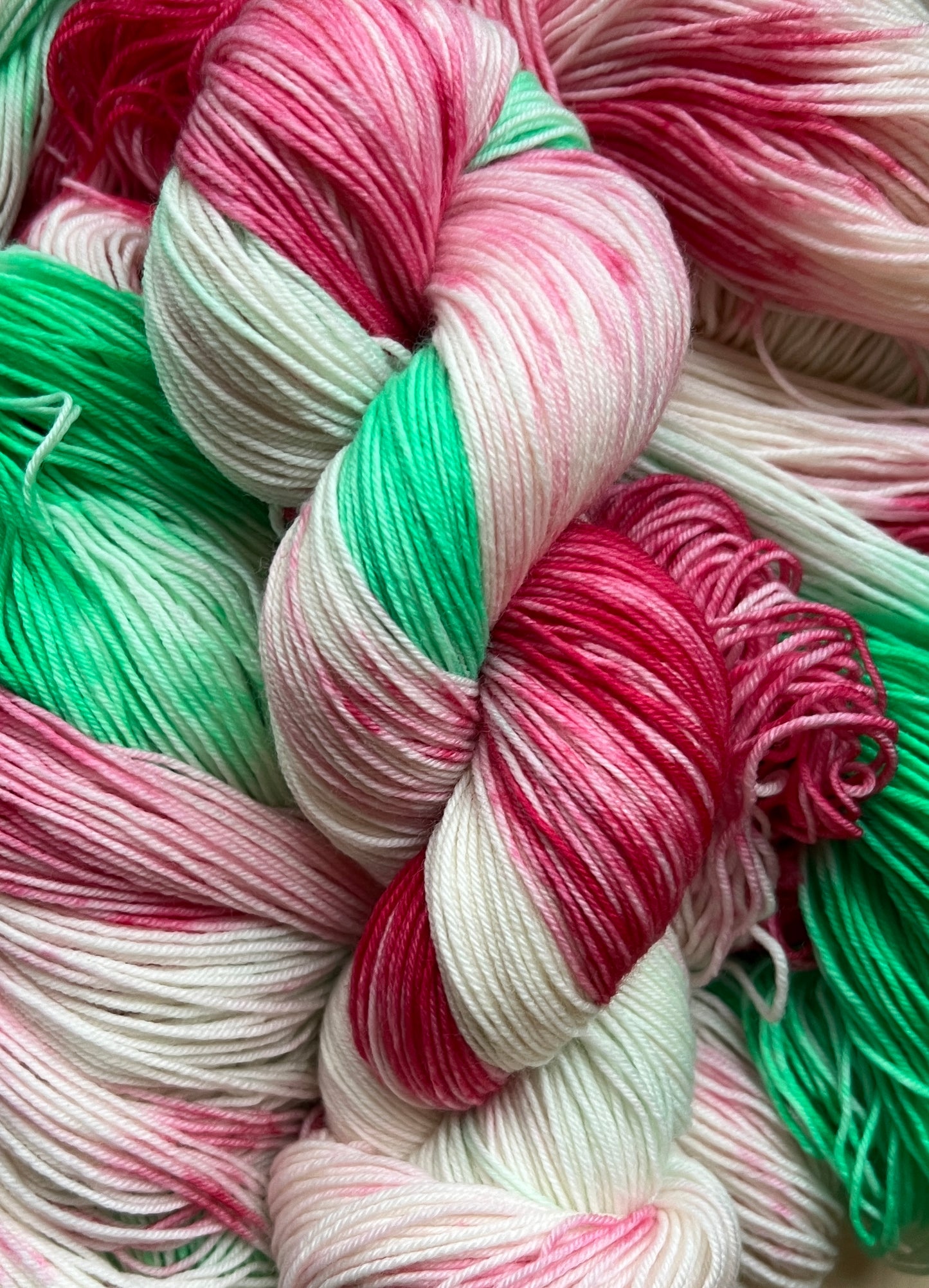 Christmas Sugar Hand Dyed Yarn