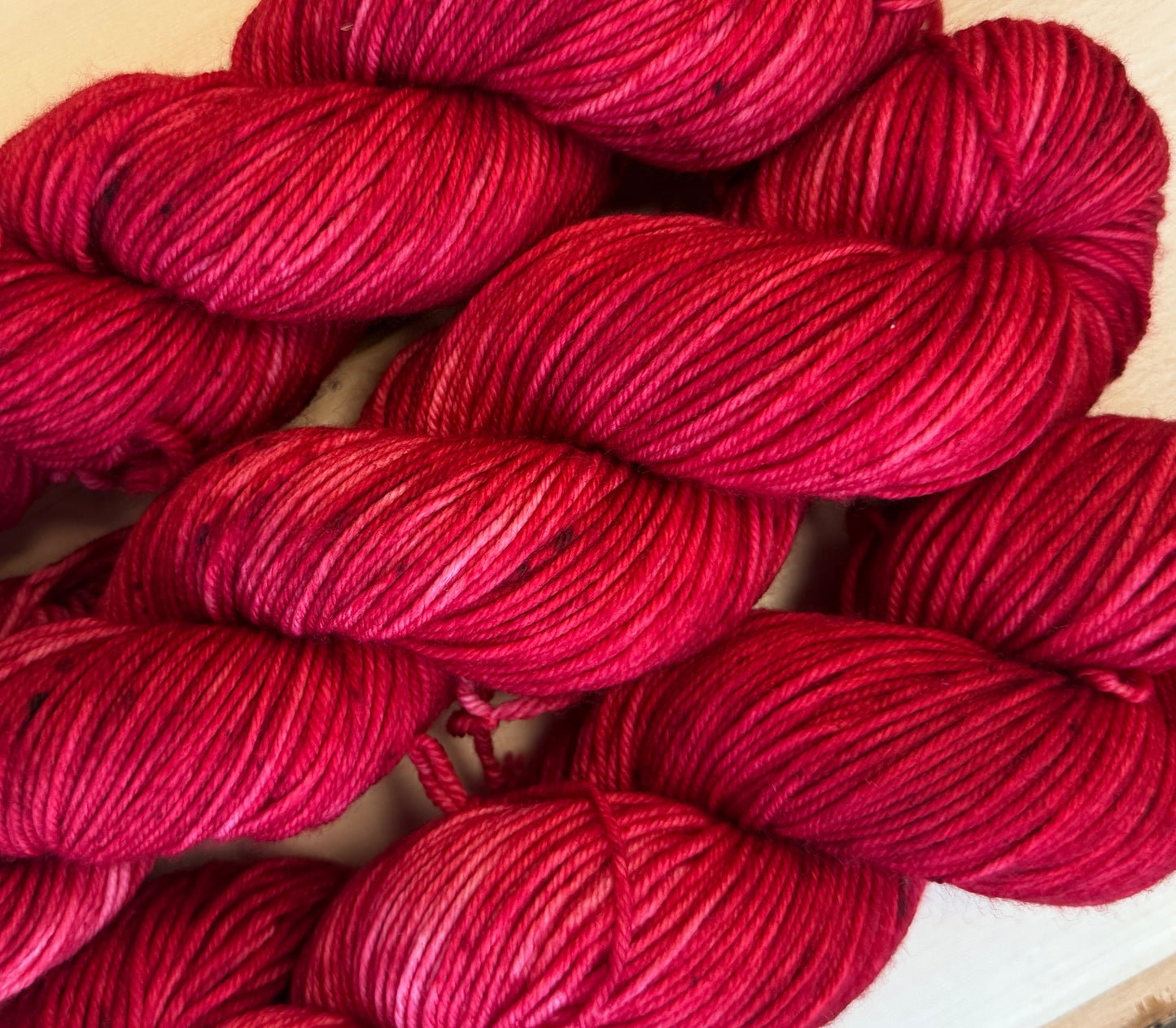 Cherry Bomb Hand Dyed Yarn