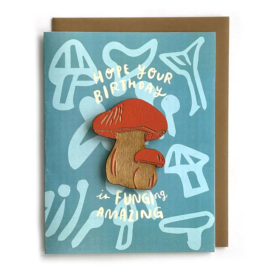 Birthday - Mushroom Greeting Card
