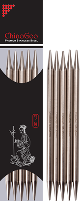 ChiaoGoo Double Points - Stainless Steel