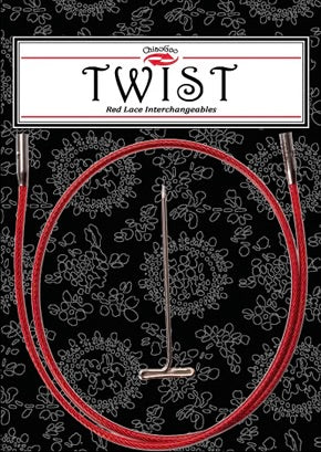 ChiaoGoo Twist Red Cables - Mini