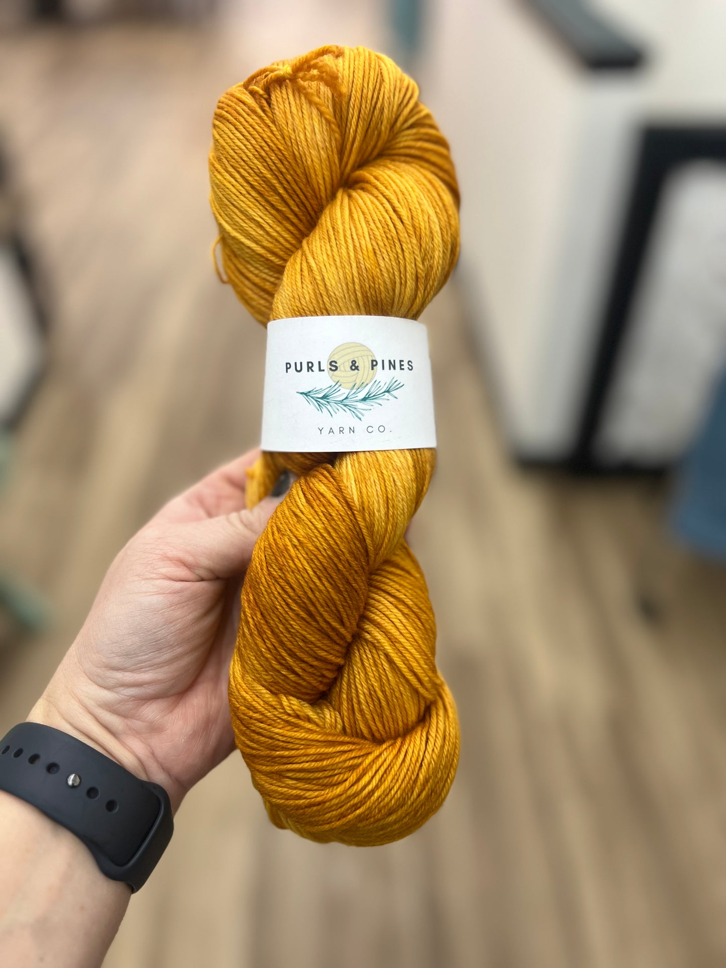 Spicy Mustard Hand Dyed Yarn