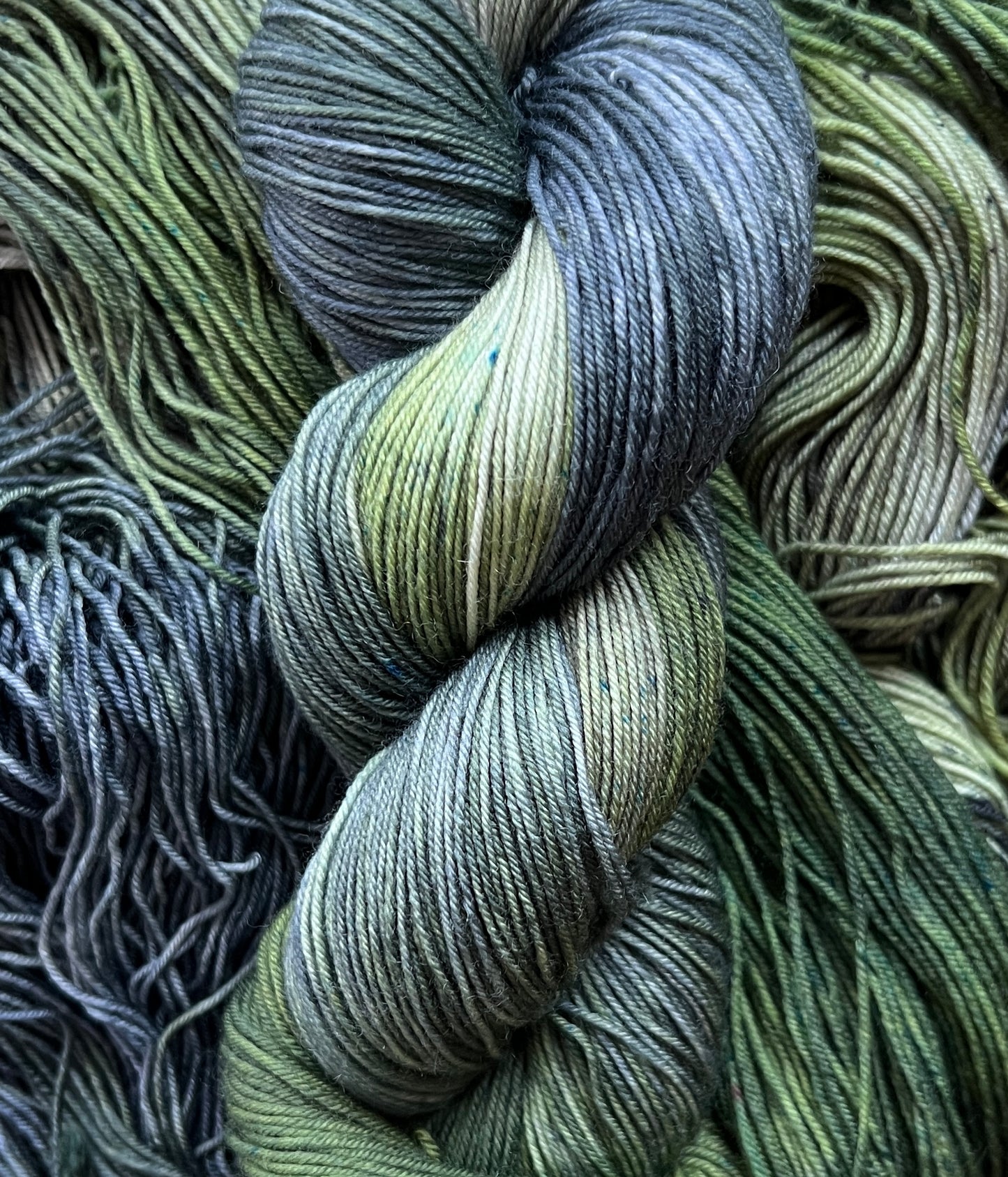 Crappie Fish Hand Dyed Yarn