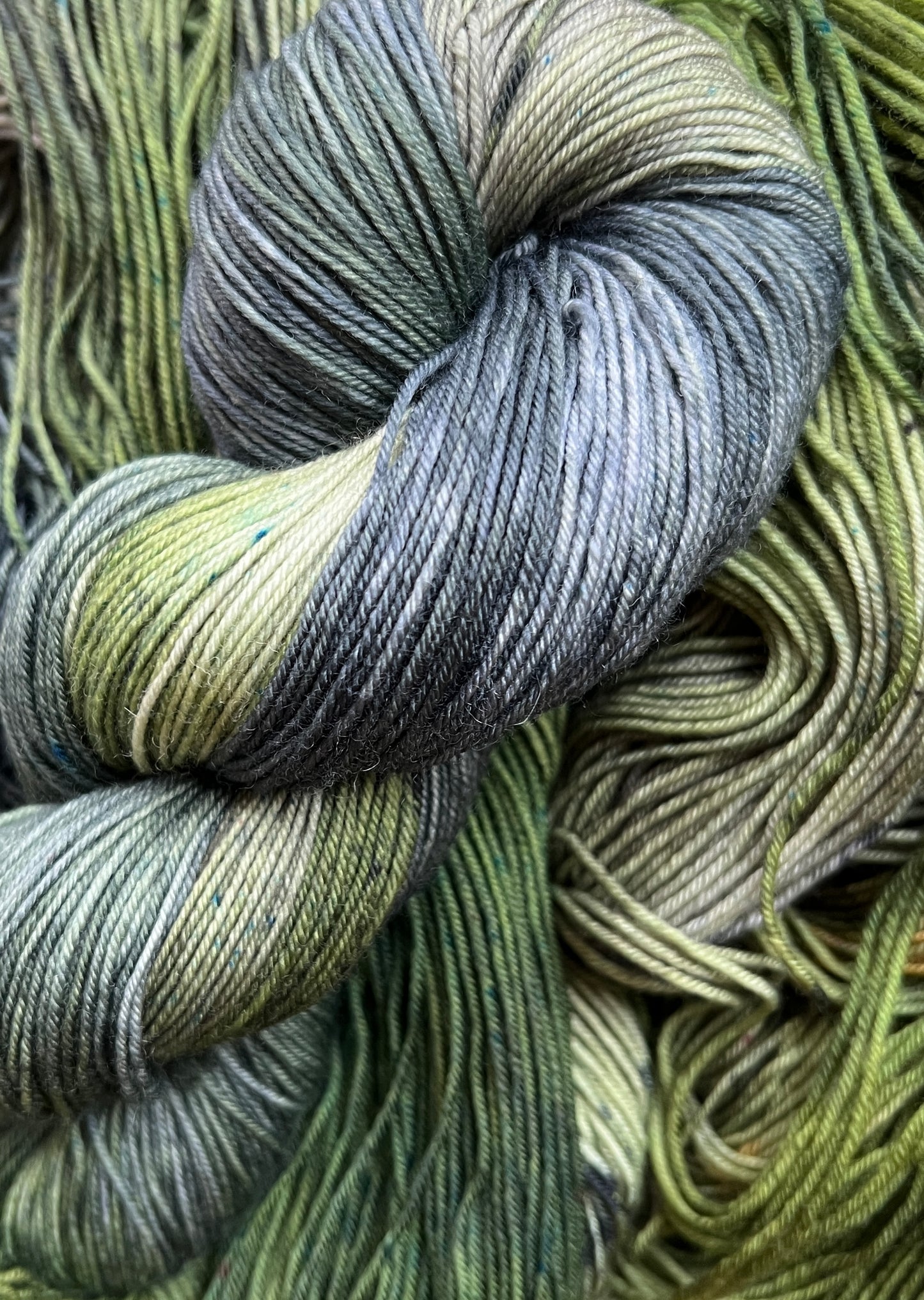 Crappie Fish Hand Dyed Yarn