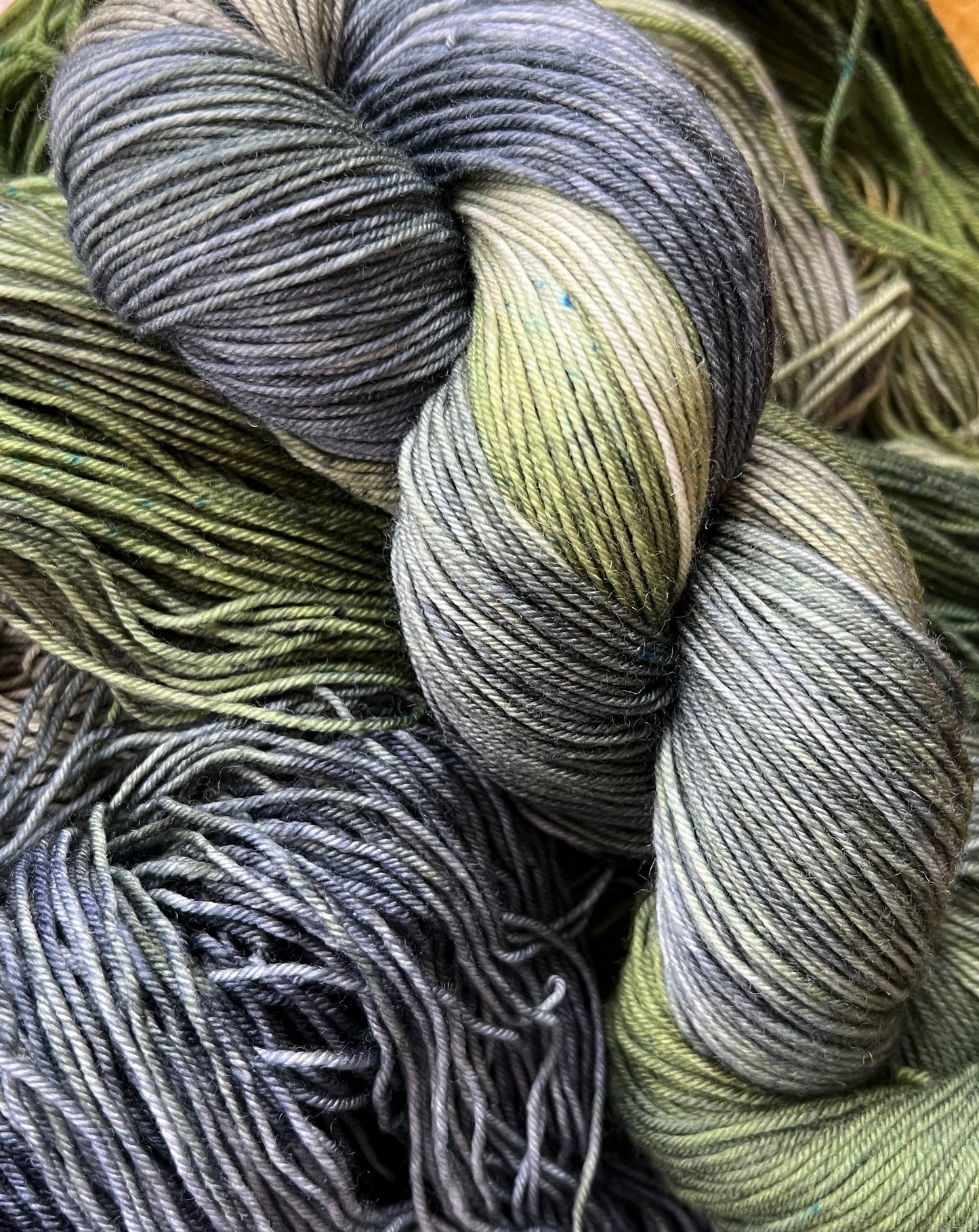 Crappie Fish Hand Dyed Yarn