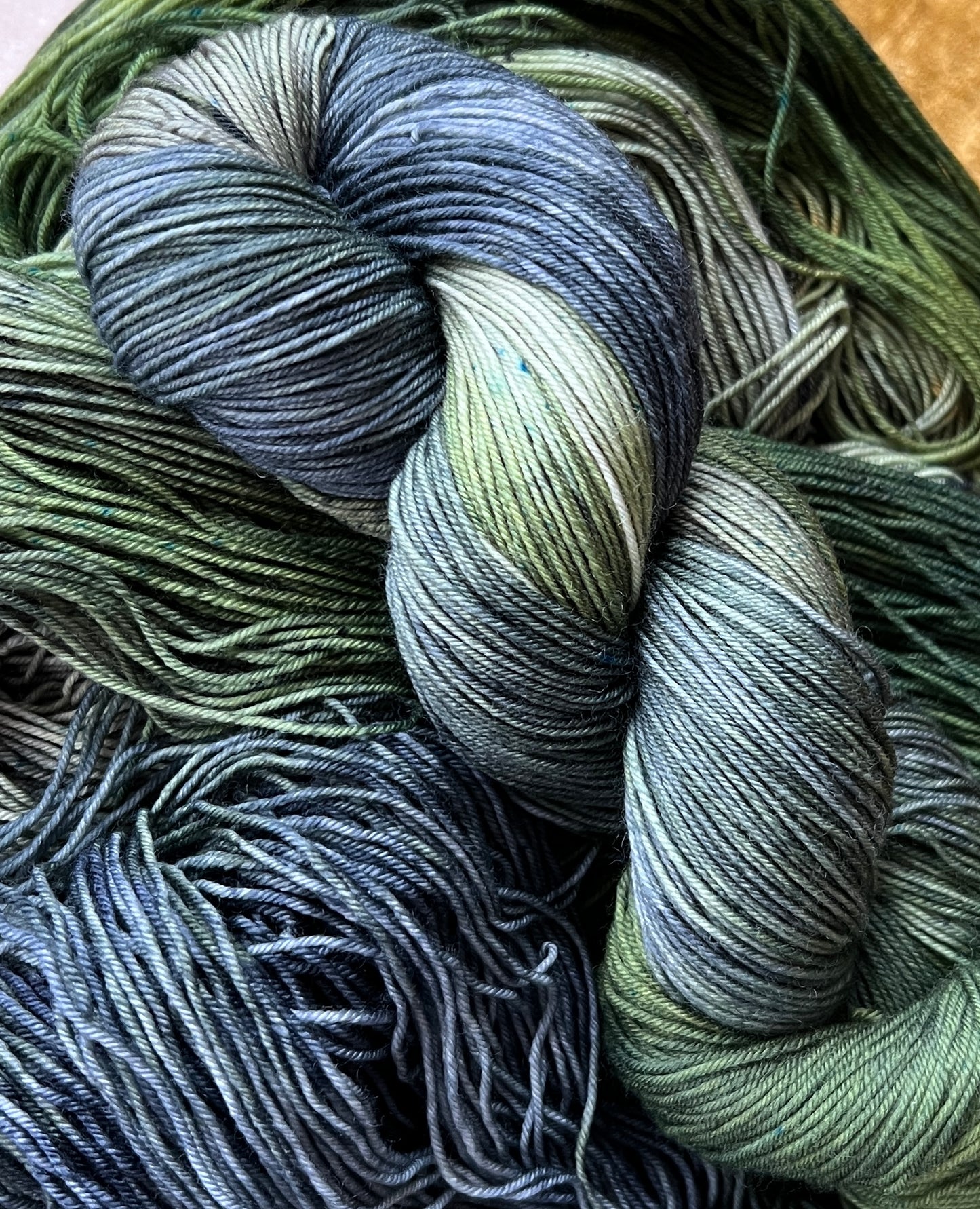 Crappie Fish Hand Dyed Yarn