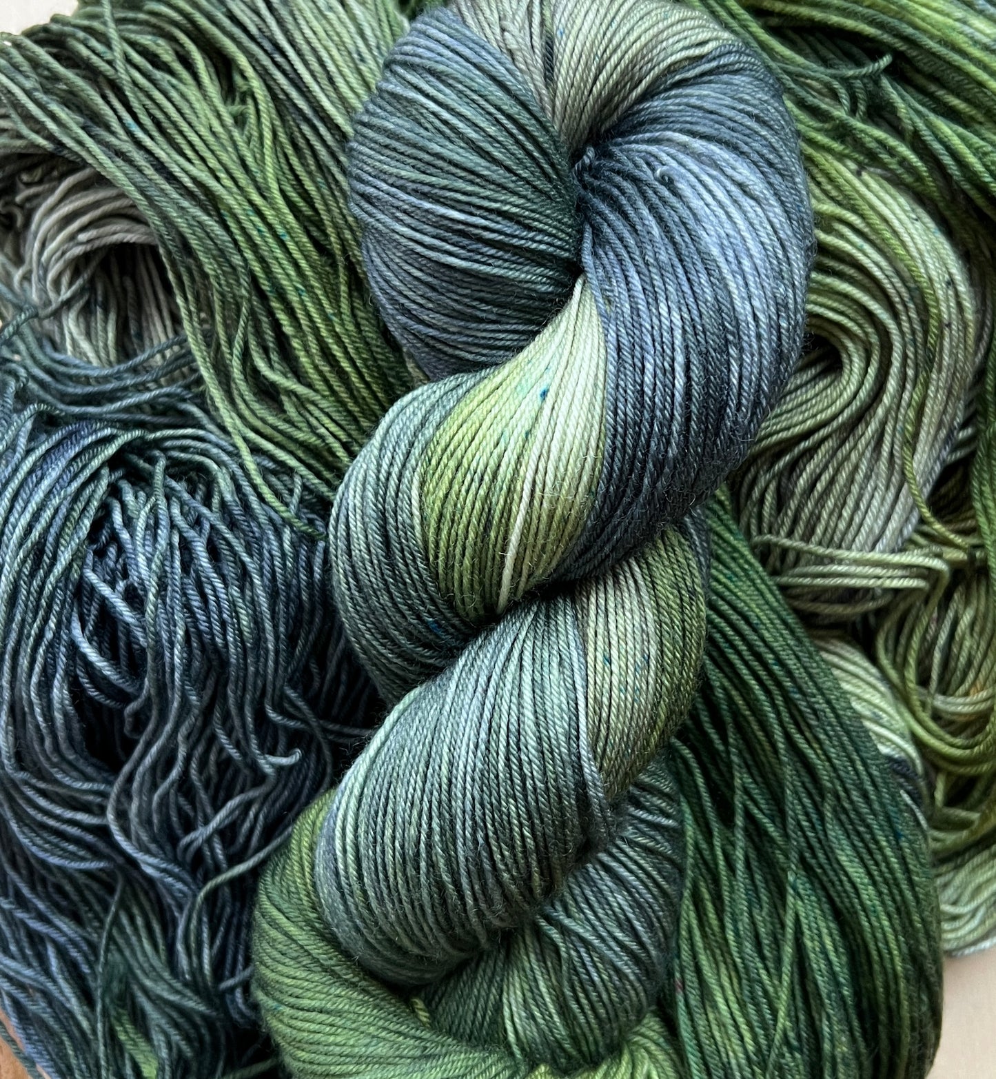 Crappie Fish Hand Dyed Yarn