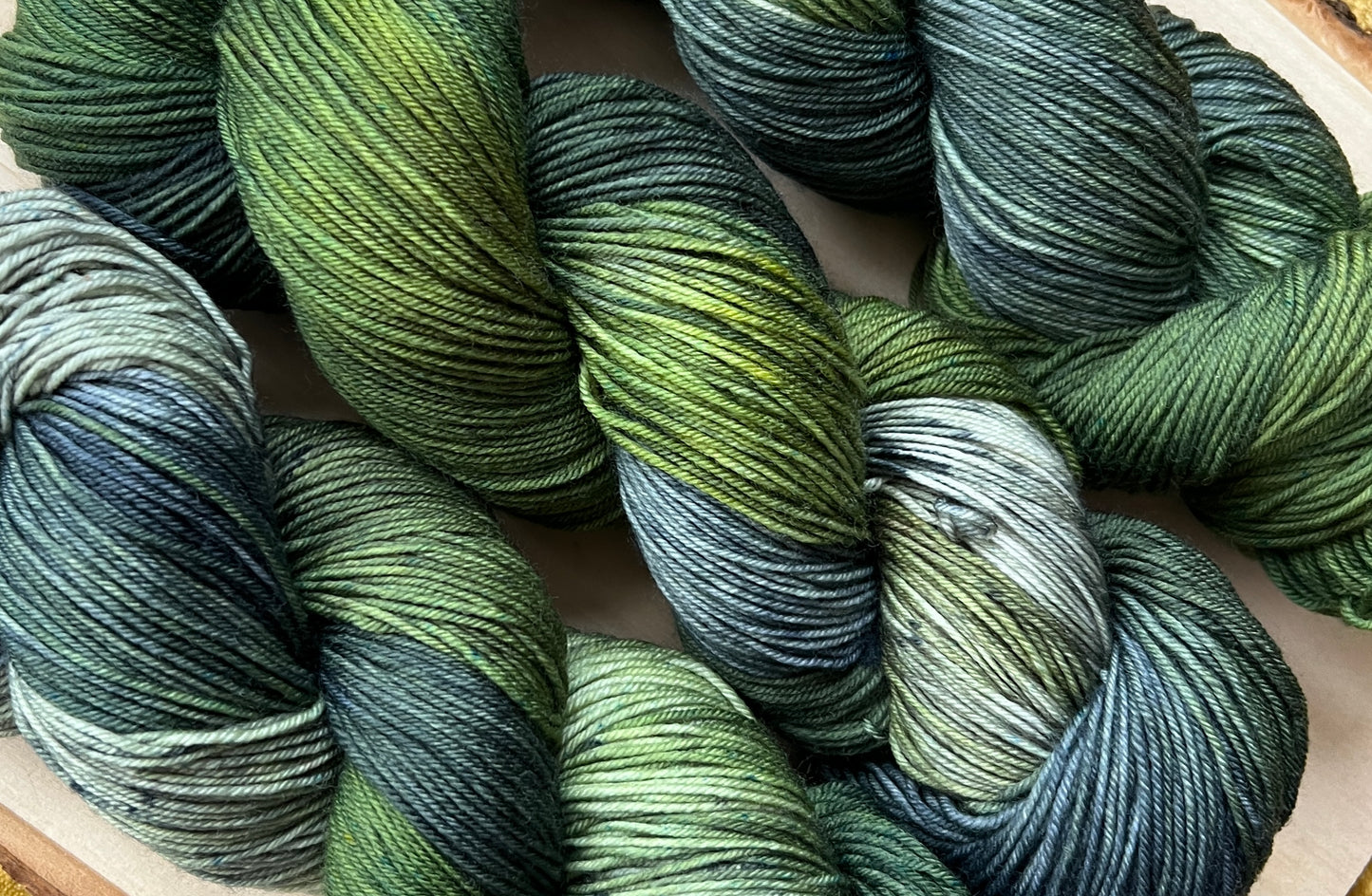 Crappie Fish Hand Dyed Yarn