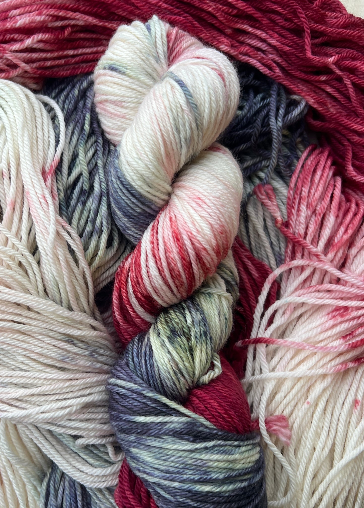 Scrooge Christmas Hand Dyed Yarn