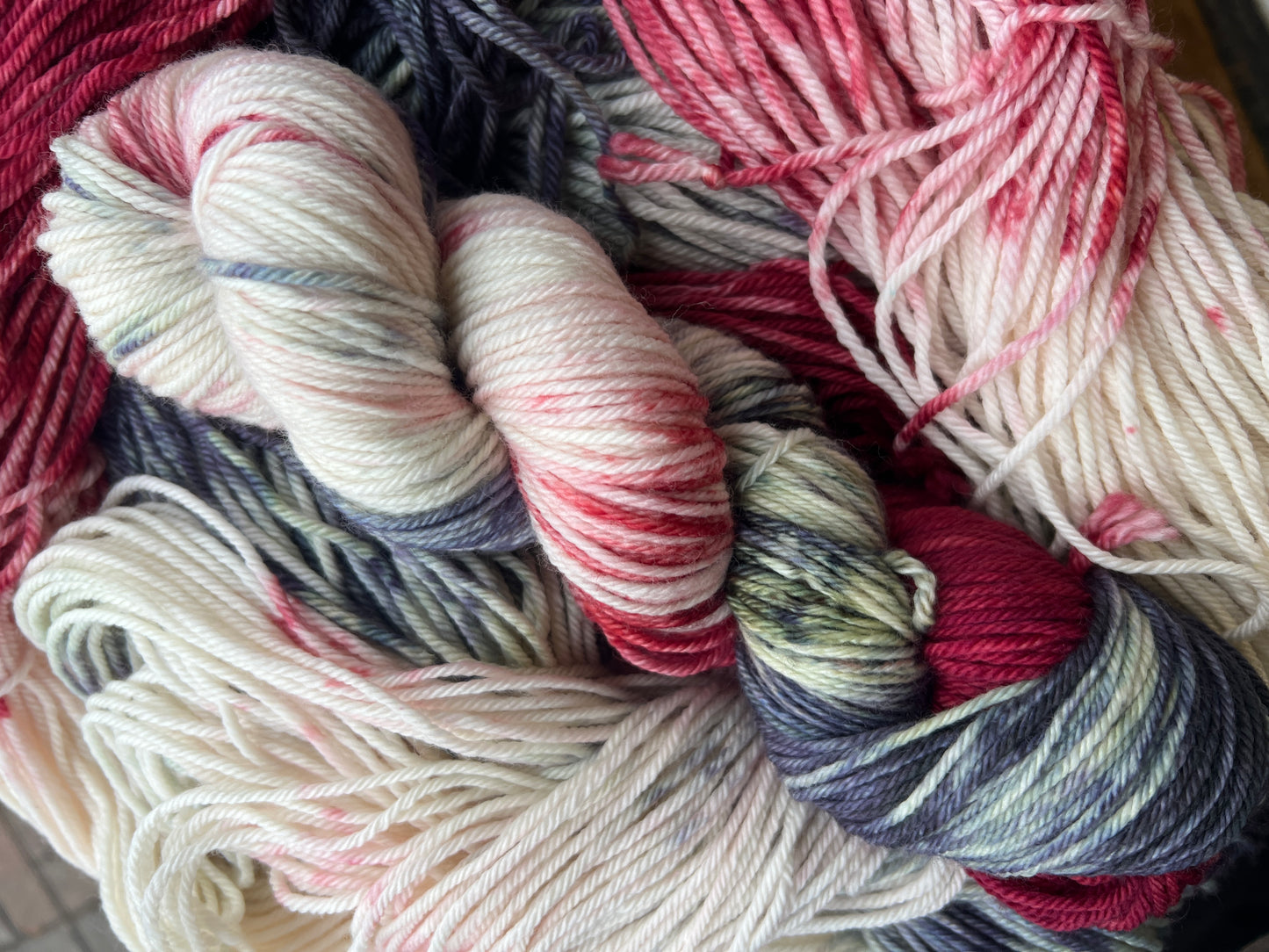 Scrooge Christmas Hand Dyed Yarn
