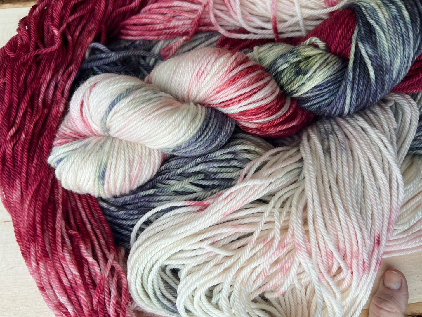 Scrooge Christmas Hand Dyed Yarn
