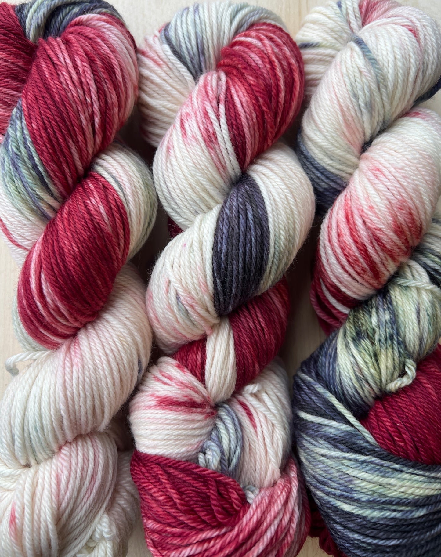 Scrooge Christmas Hand Dyed Yarn