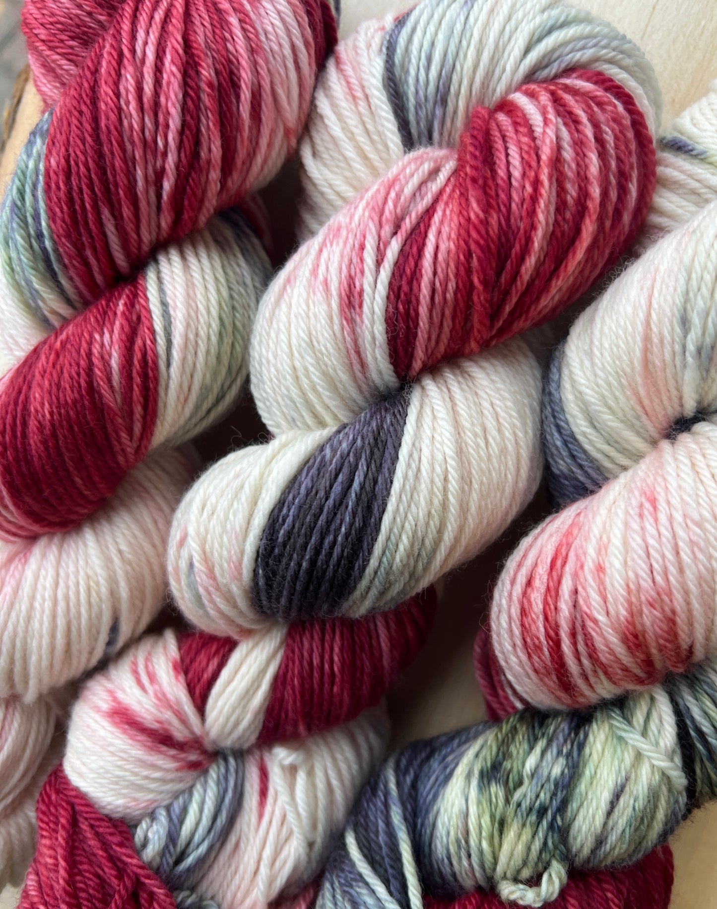 Scrooge Christmas Hand Dyed Yarn