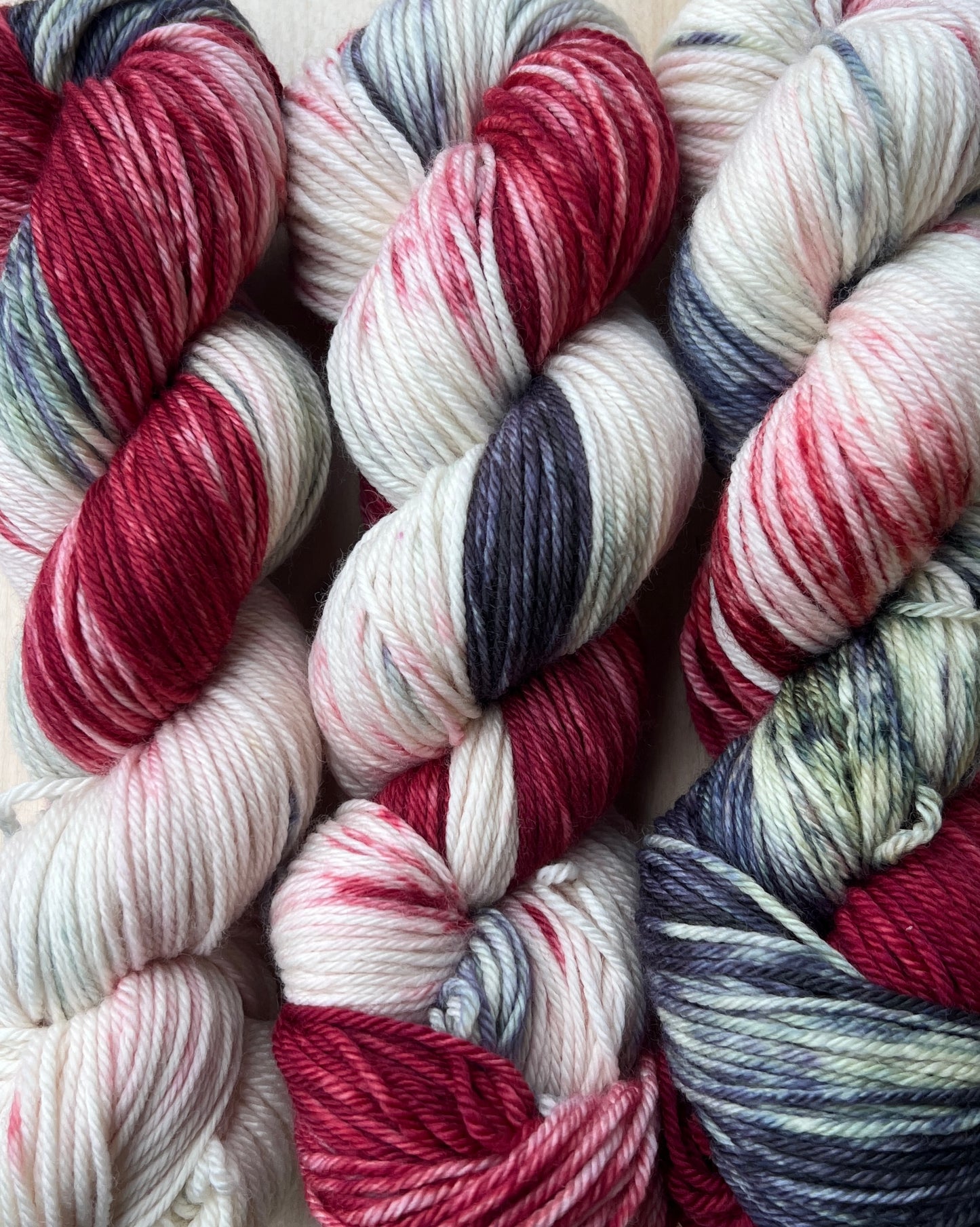 Scrooge Christmas Hand Dyed Yarn