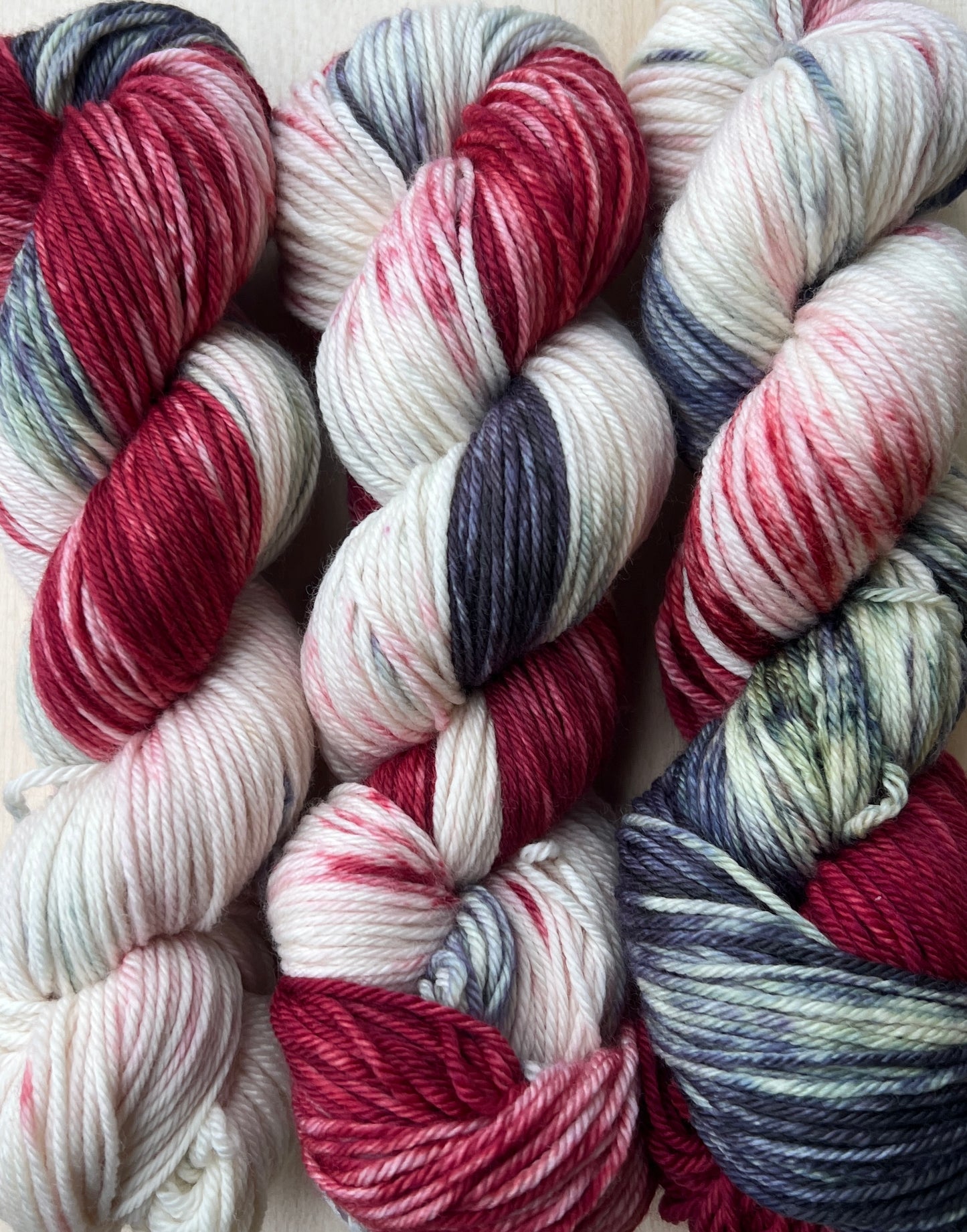 Scrooge Christmas Hand Dyed Yarn