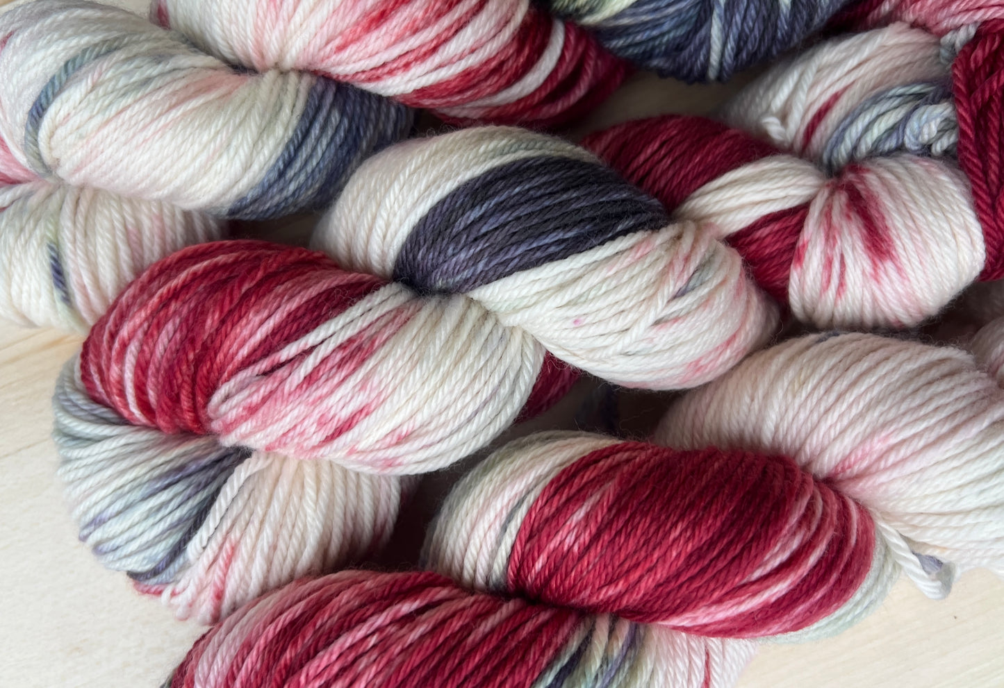 Scrooge Christmas Hand Dyed Yarn