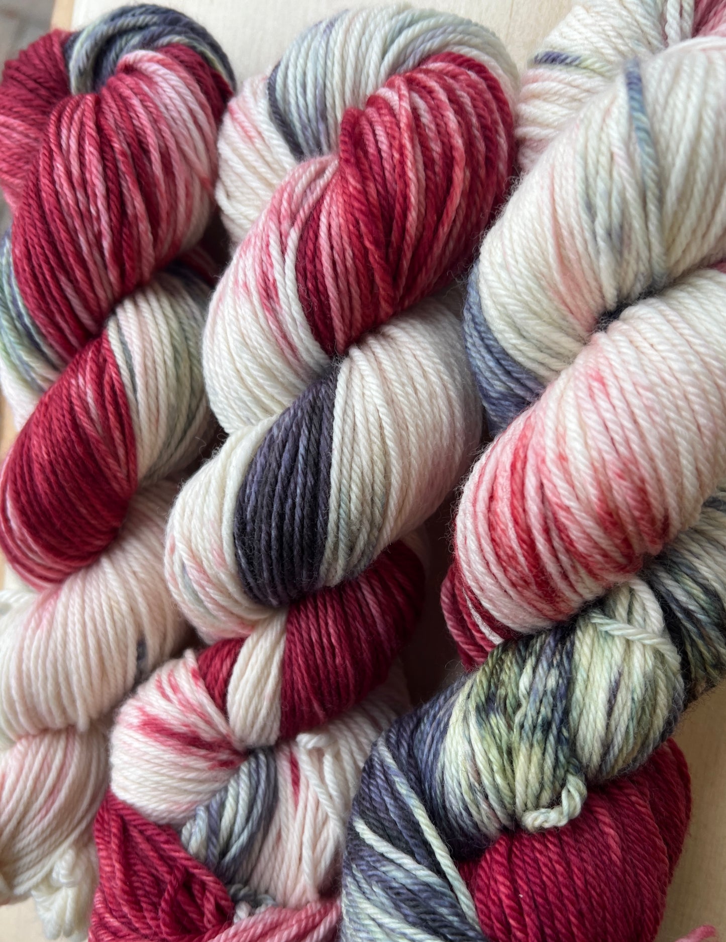 Scrooge Christmas Hand Dyed Yarn