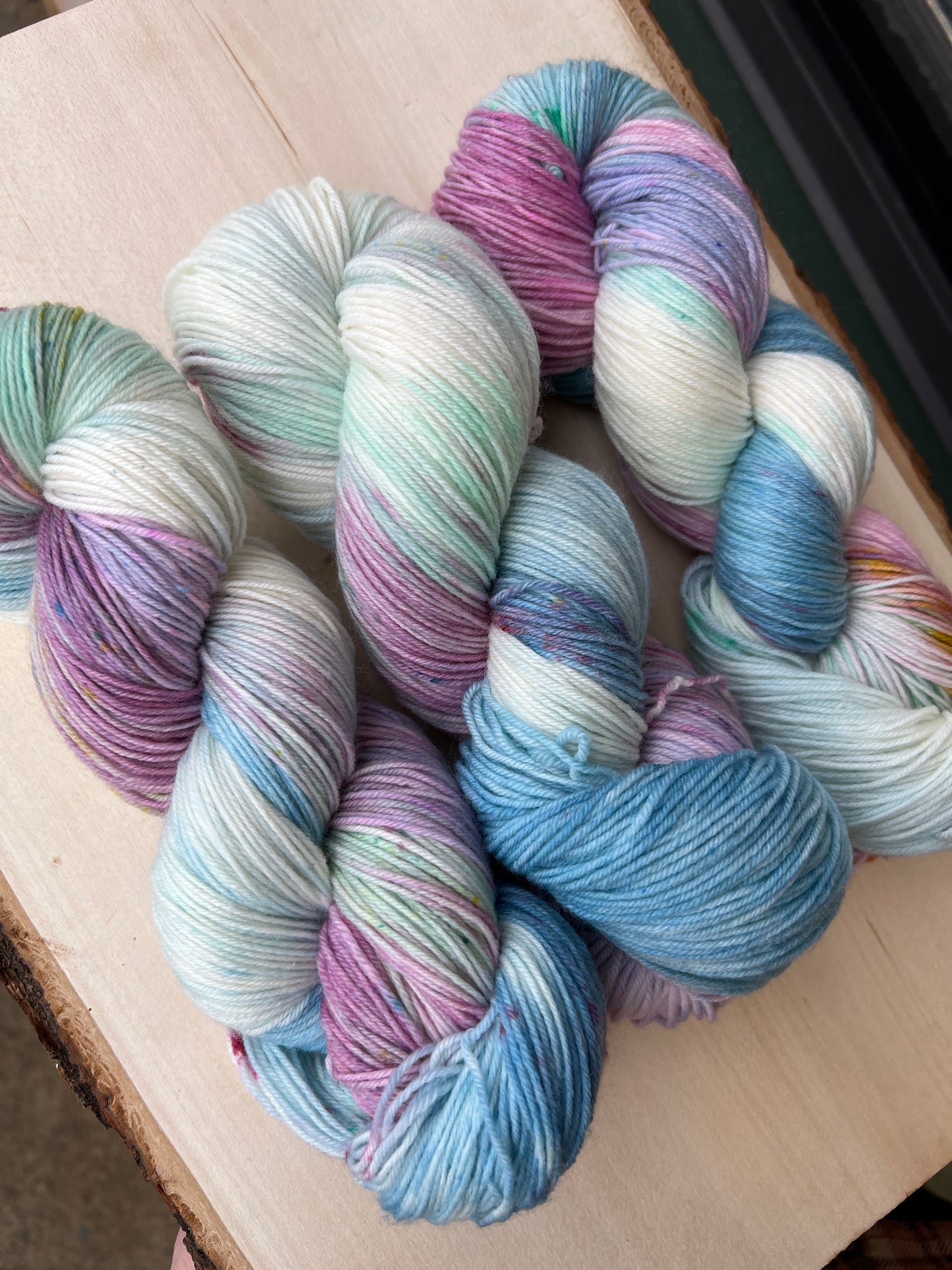 Unicorn Poop Hand Dyed Yarn