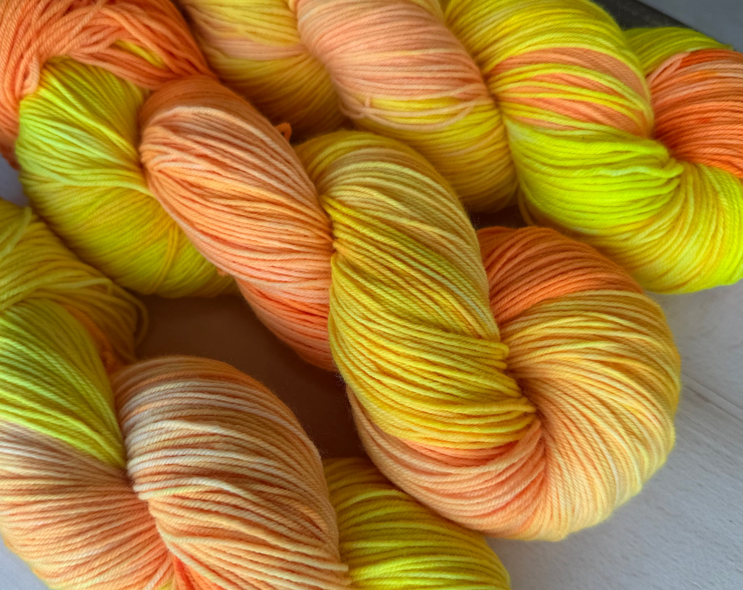 You Are My Sunshine Hand Dyed Yarn