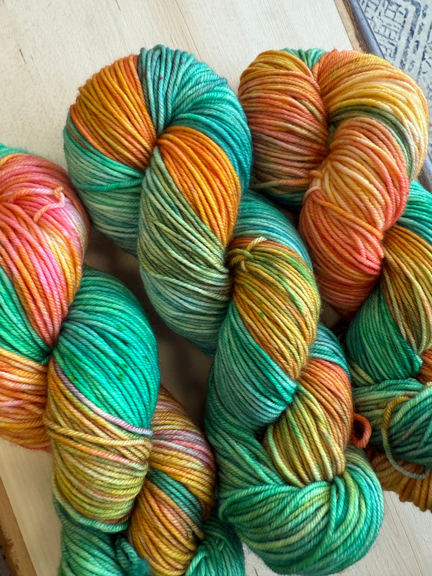 Wildflowers Hand Dyed Yarn