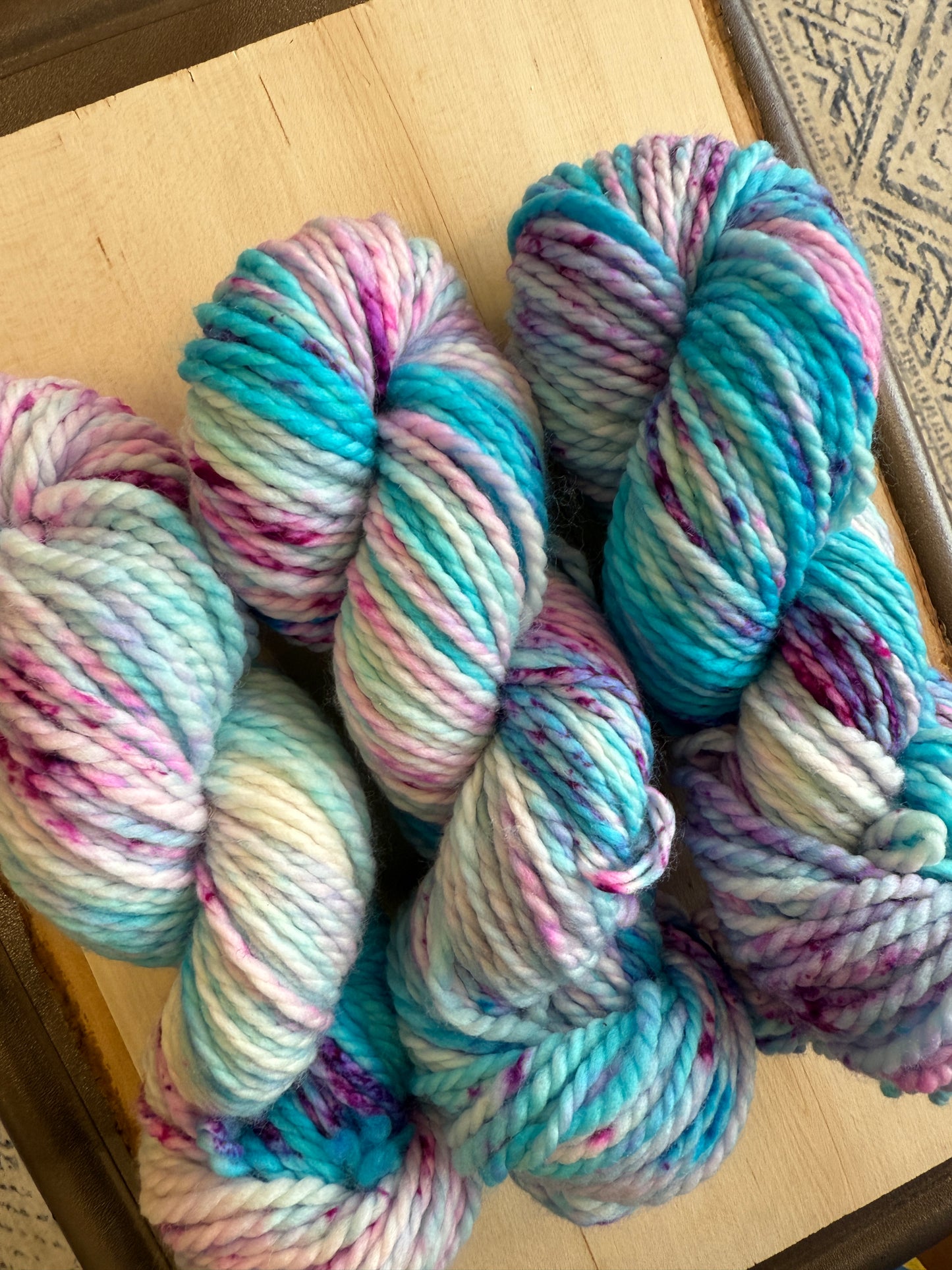 Frostbite Hand Dyed Yarn