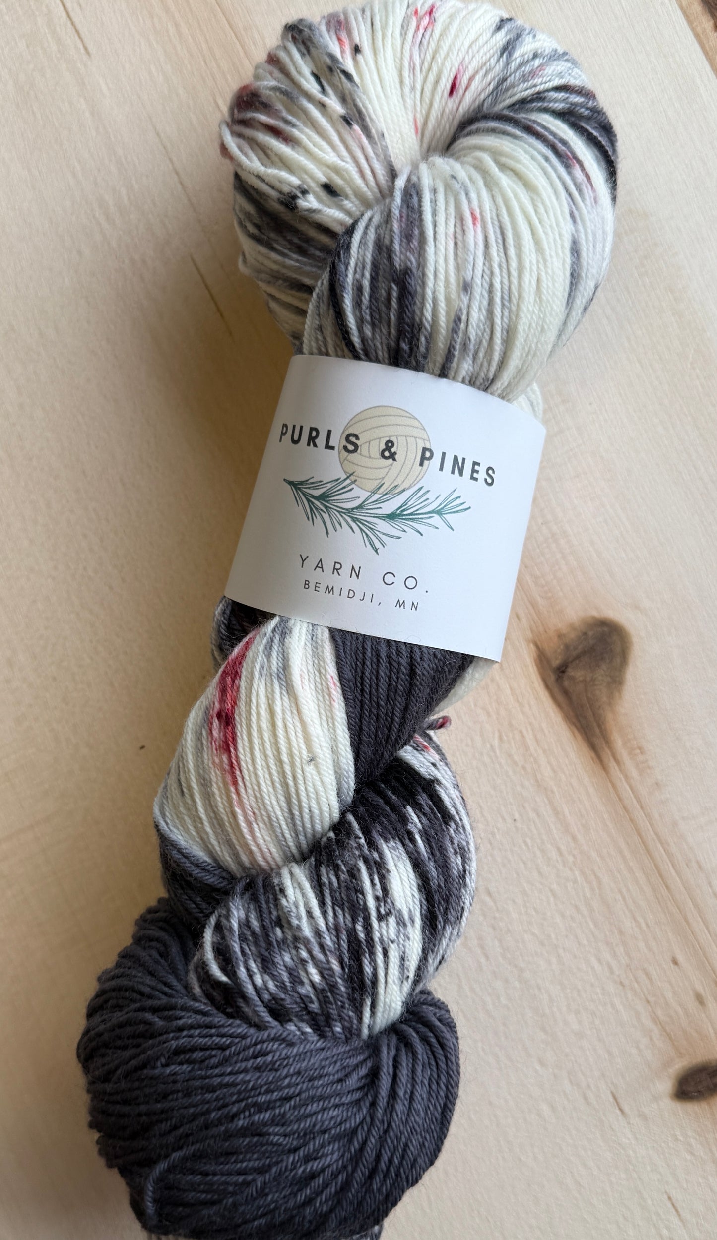 MN Common Loon Hand Dyed Yarn