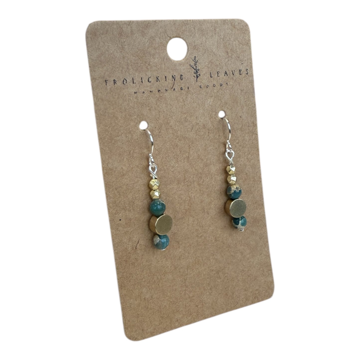 Snake Skin Jasper Earrings