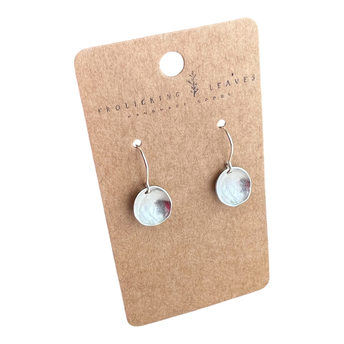 Tiny Sterling Bowl Earrings