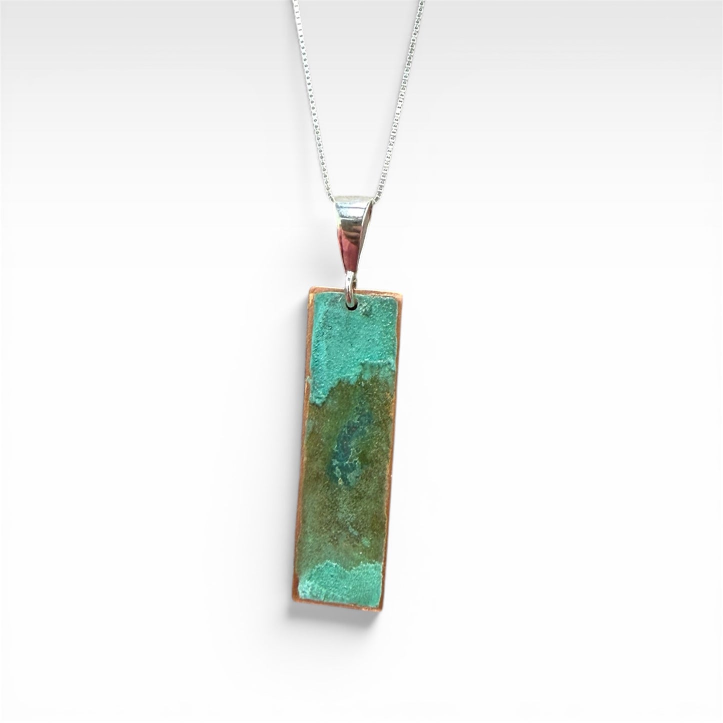Patina Copper Sterling Necklace