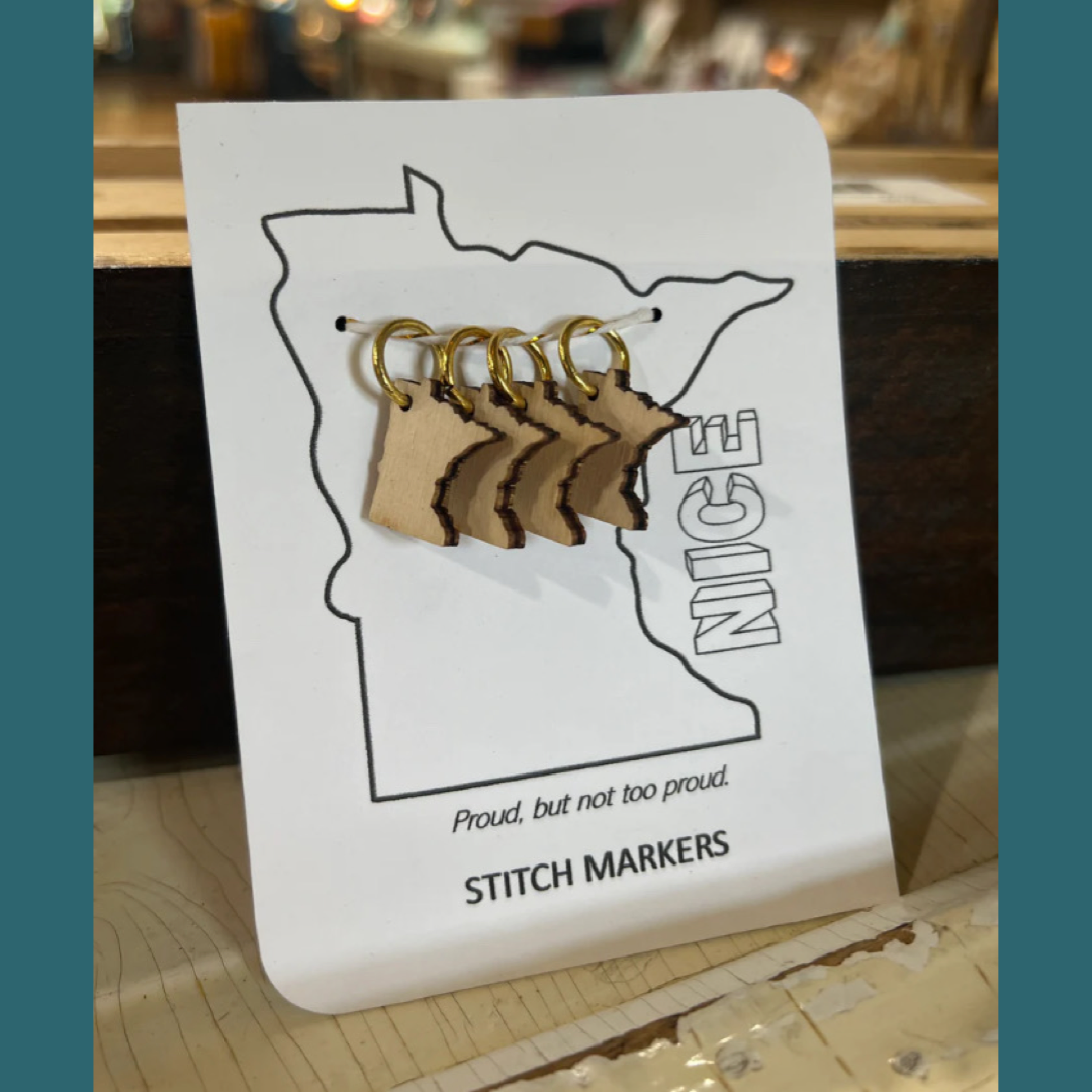 MN Wood Stitch Markers