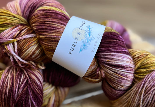 Grapes of Wrath Hand Dyed Yarn