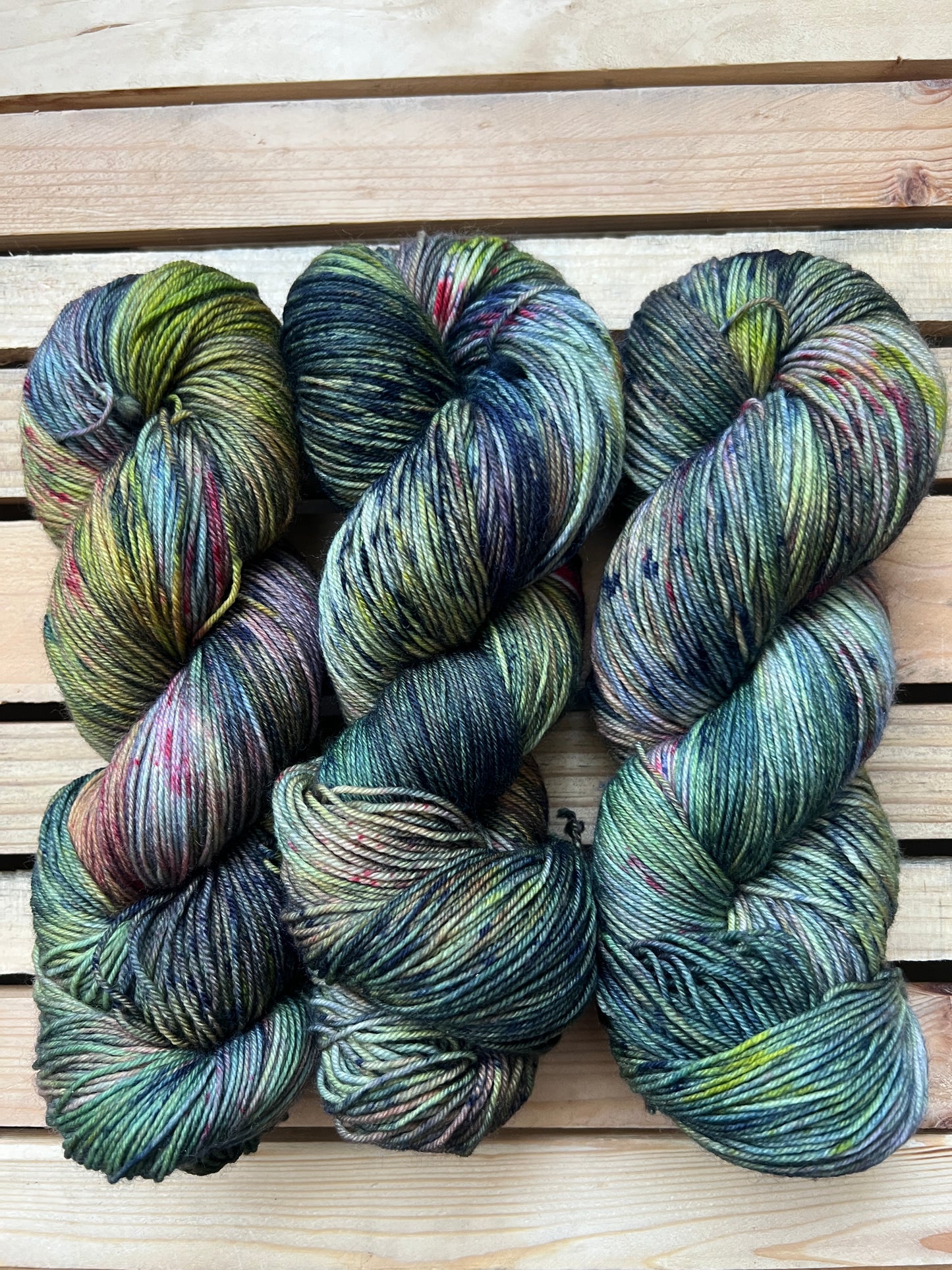 Juniper Berry Hand Dyed Yarn