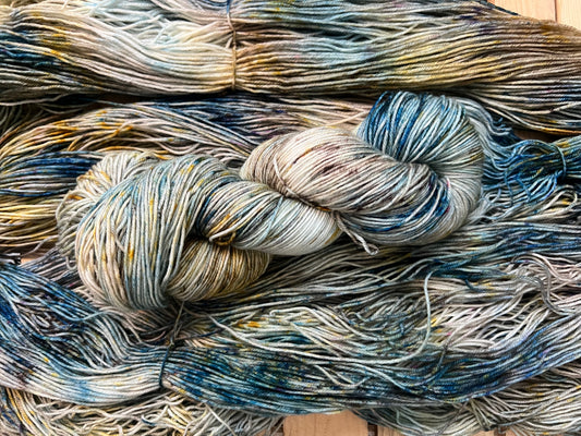 Shadows On the Lake Hand Dyed Yarn