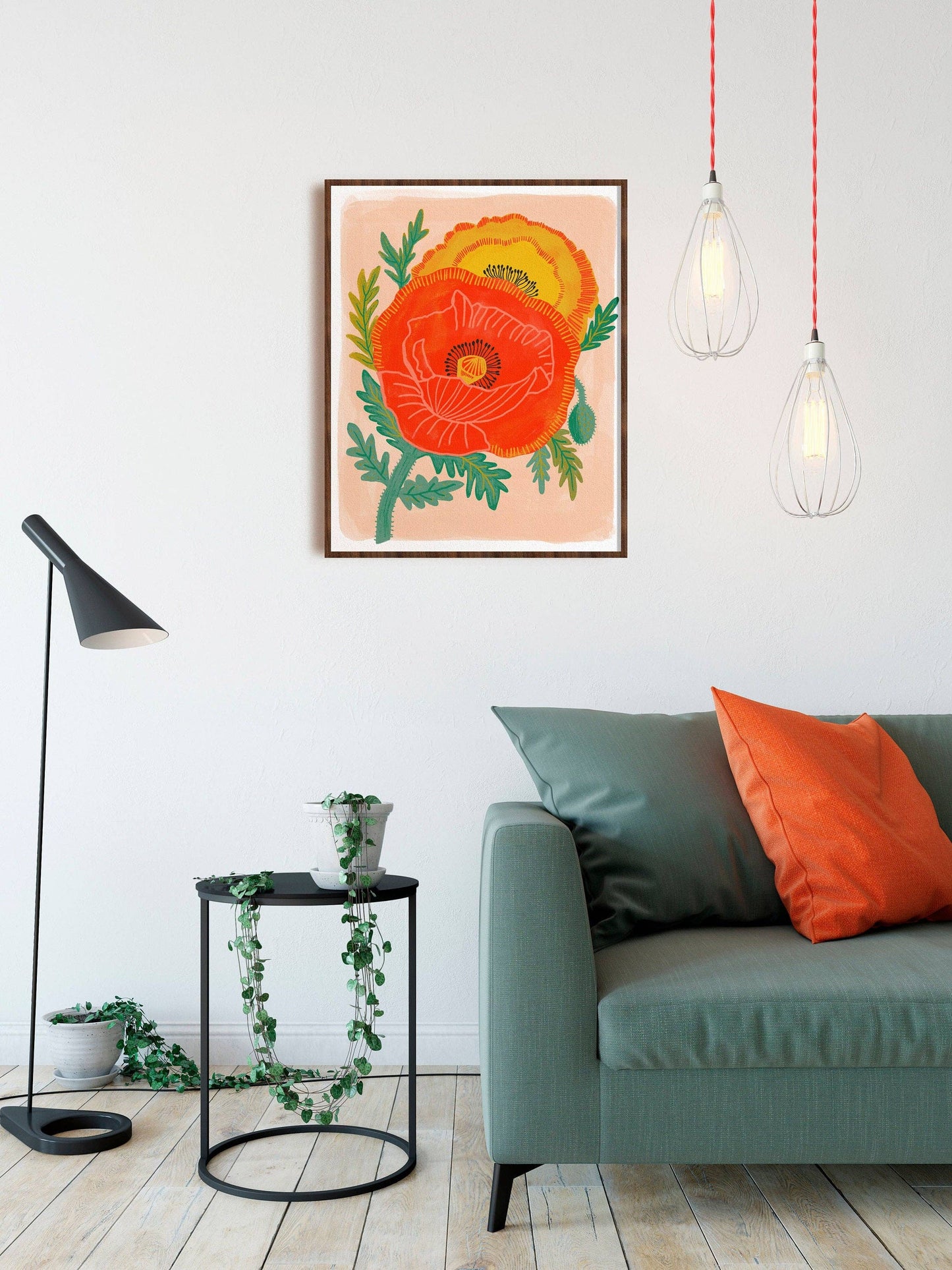 Poppy Garden - Botanical Art Print