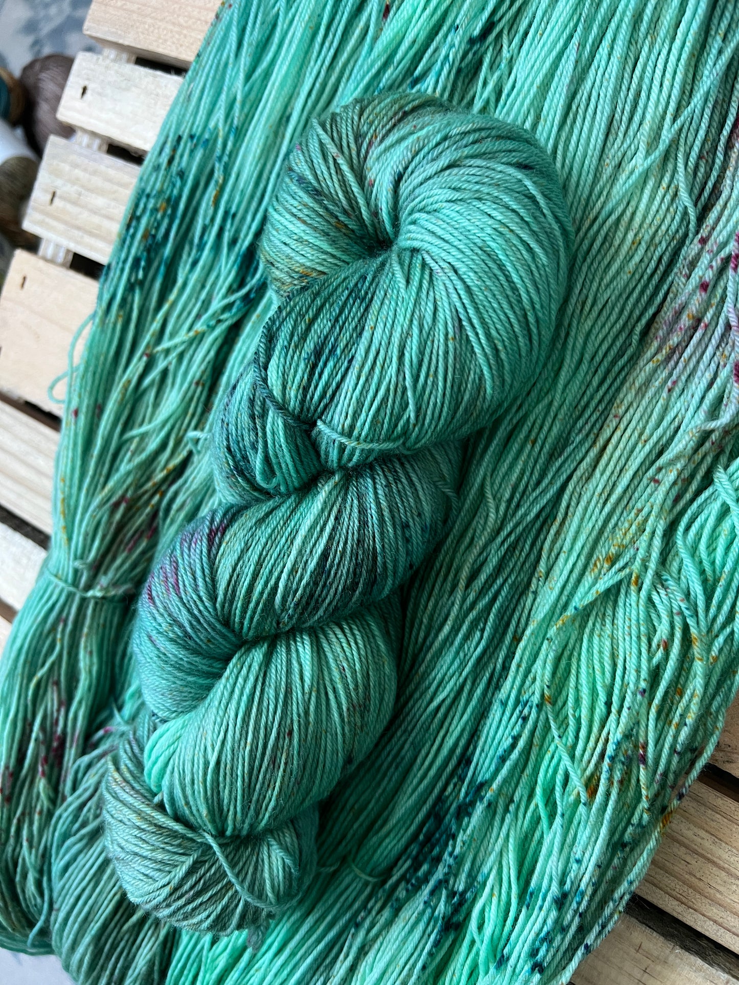 Ocean Waves Hand Dyed Yarn