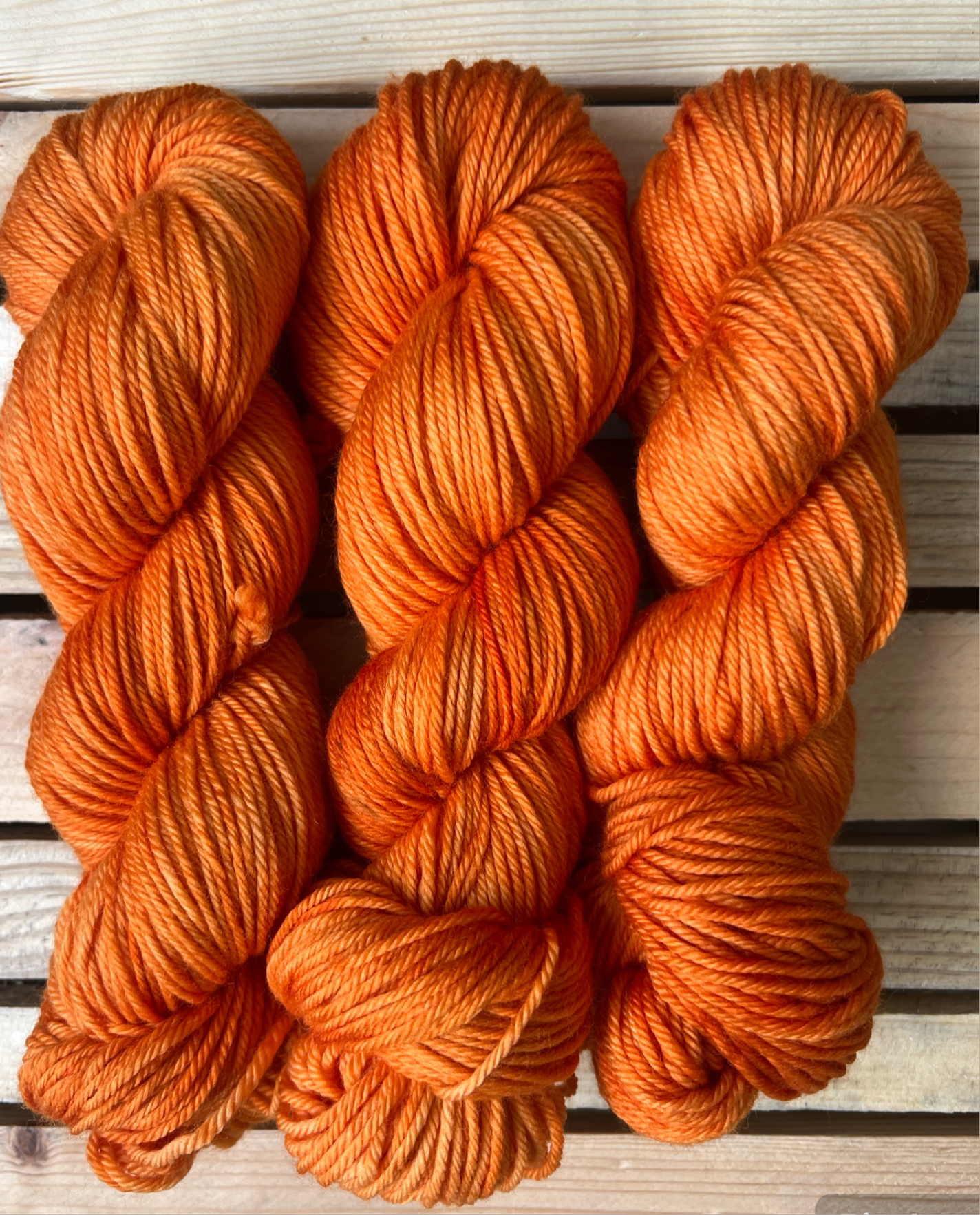 Carrot Cake Hand Dyed Yarn