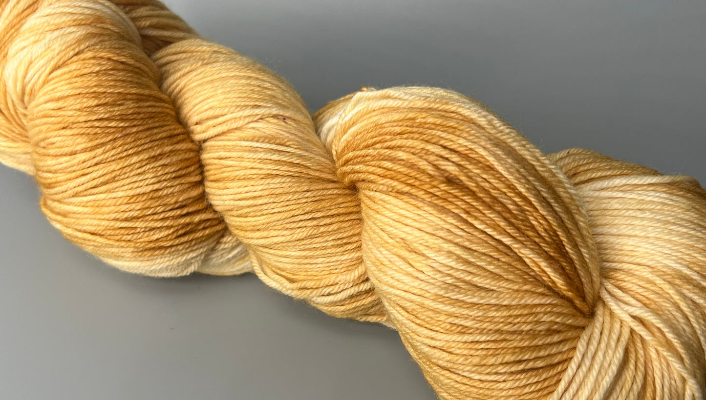 Golden Straw Hand Dyed Yarn