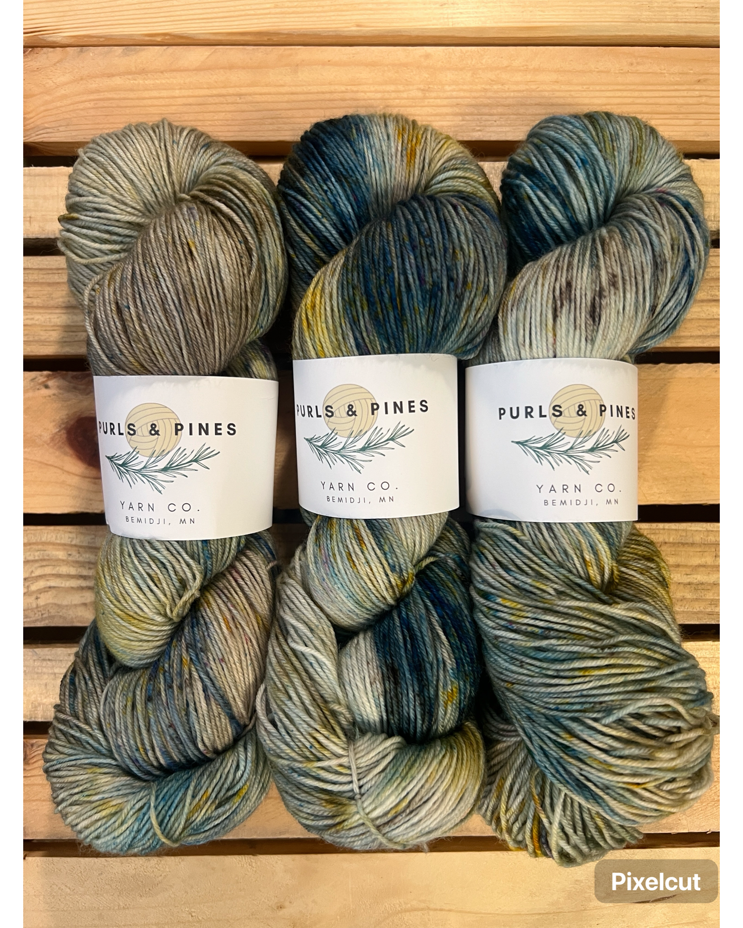 Shadows On the Lake Hand Dyed Yarn