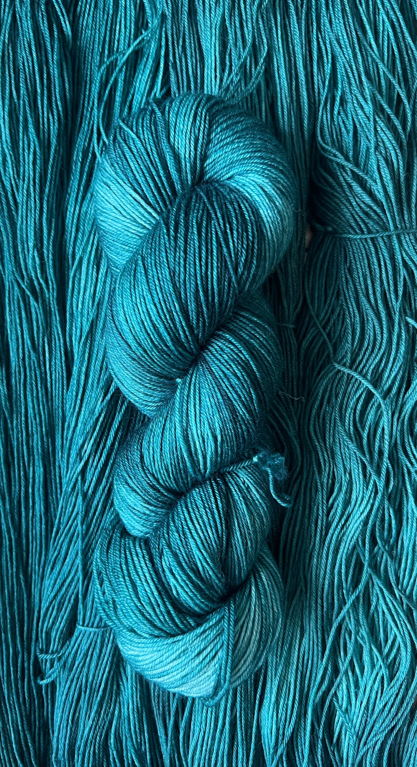 Blue Spruce Hand Dyed Yarn