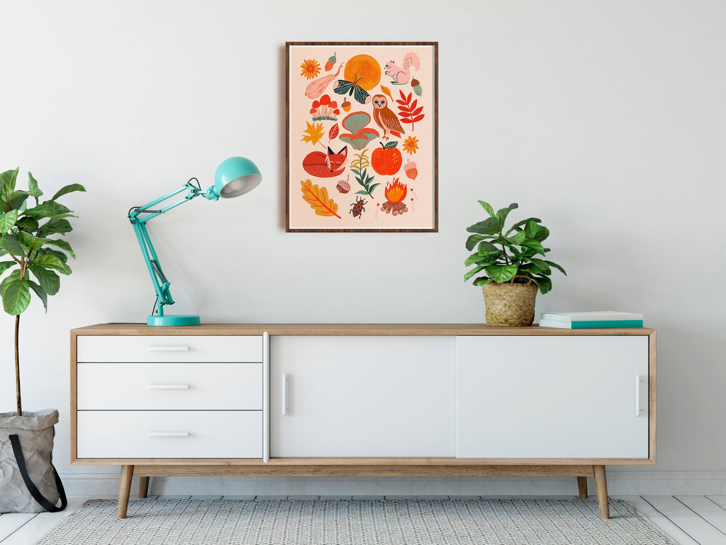 Favorite Fall Things - Autumn Art Print