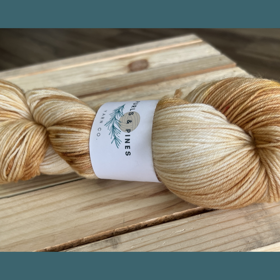 Golden Straw Hand Dyed Yarn