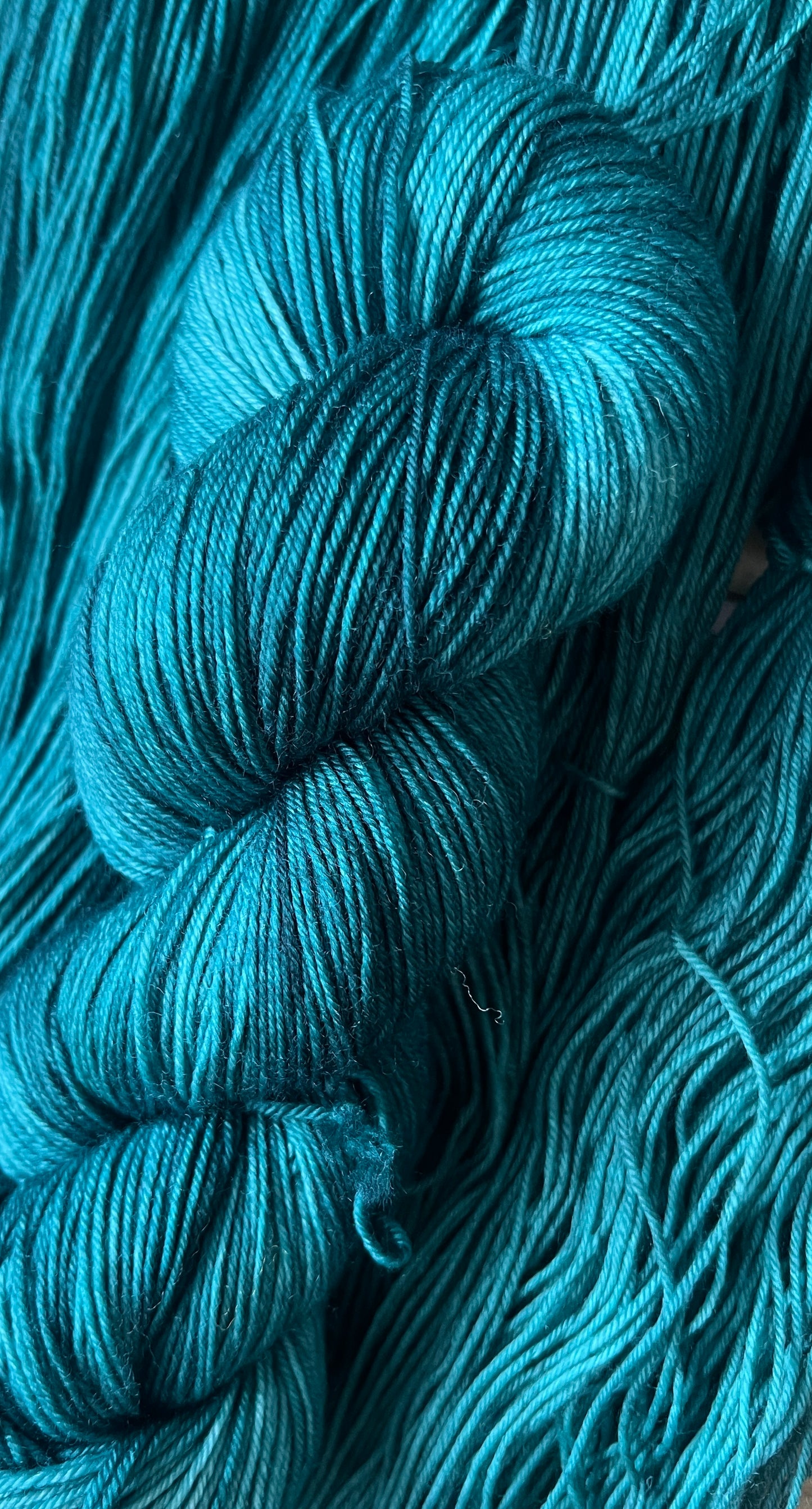 Blue Spruce Hand Dyed Yarn