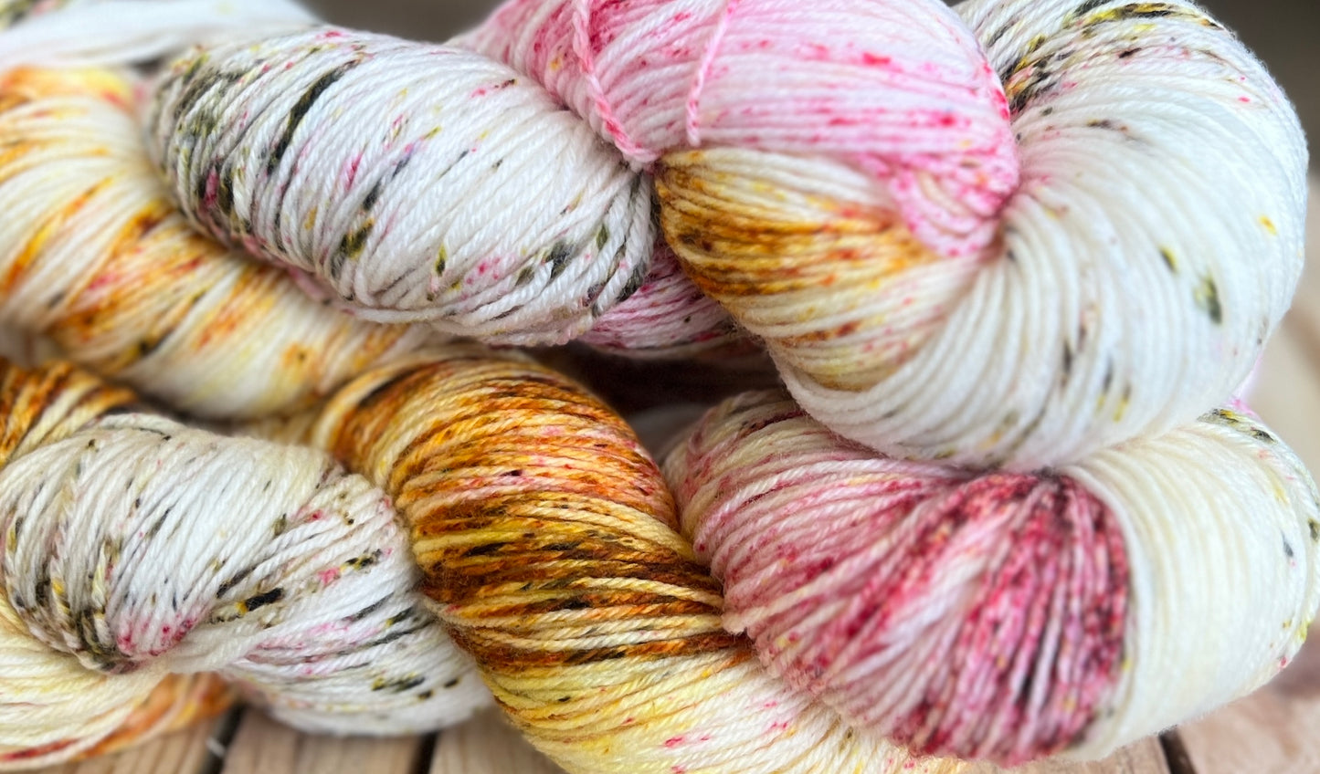 Fruit Loop Hand Dyed Yarn