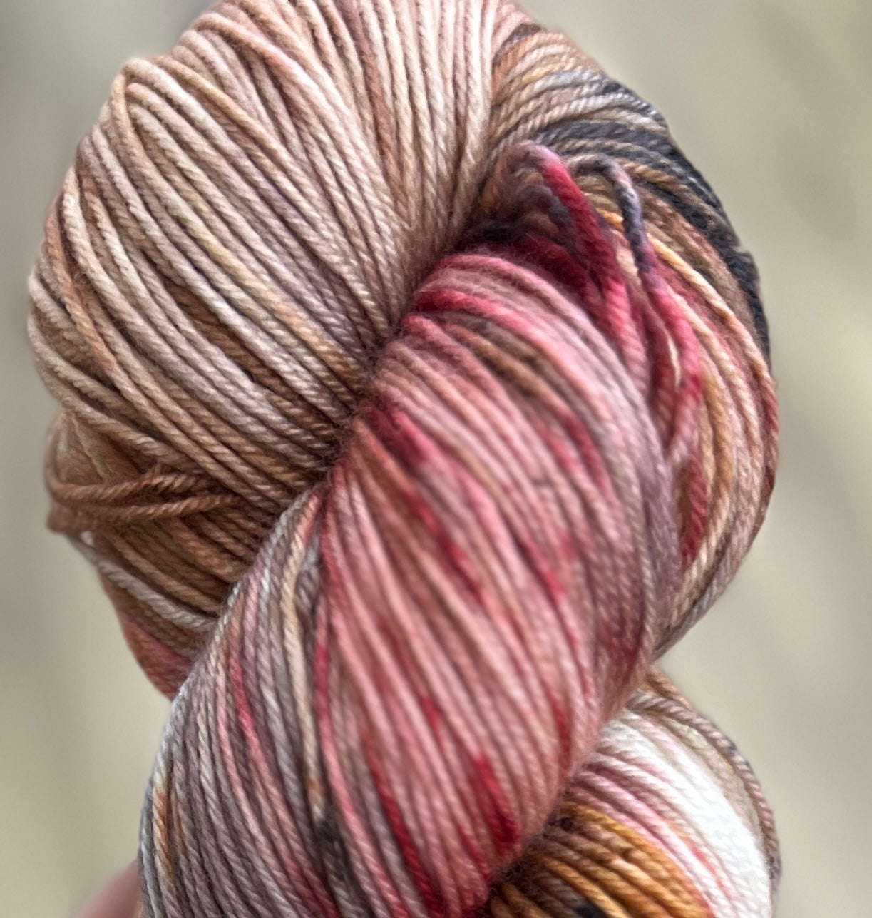 Chestnuts Roasting Hand Dyed Yarn