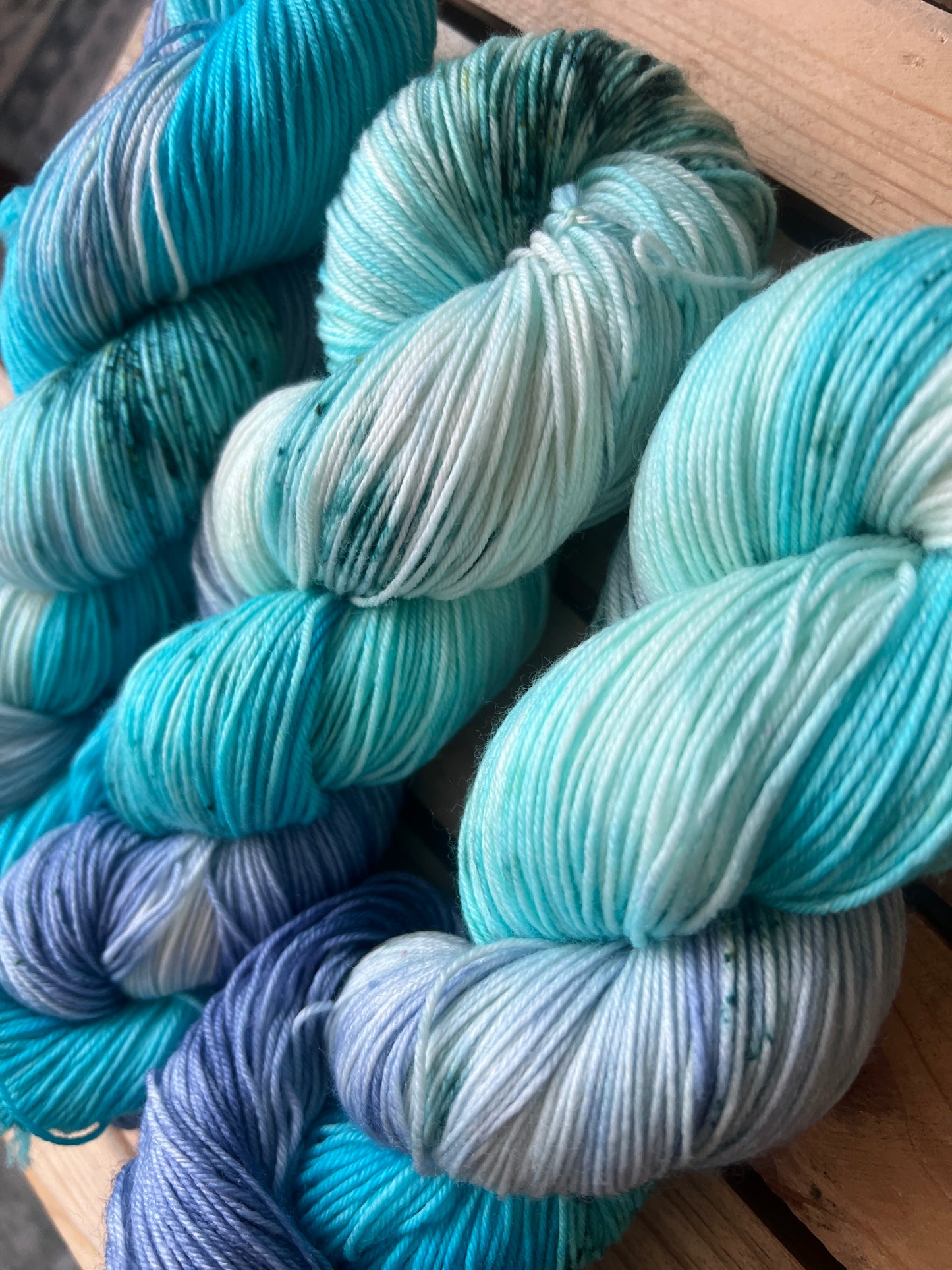 Arctic Ocean Hand Dyed Yarn