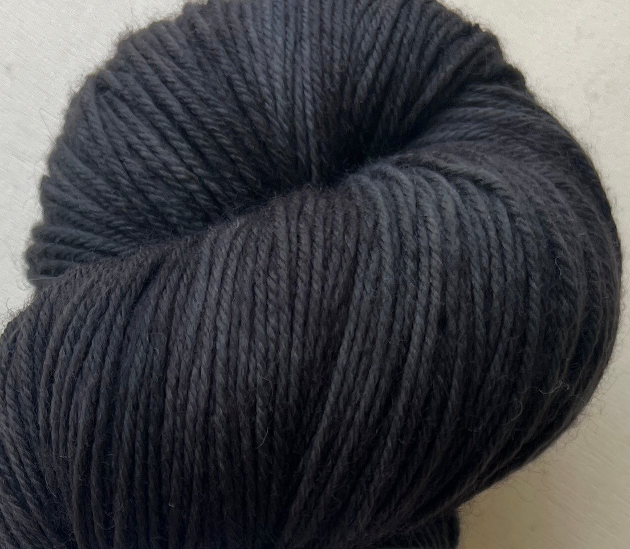 Black Licorice Hand Dyed Yarn