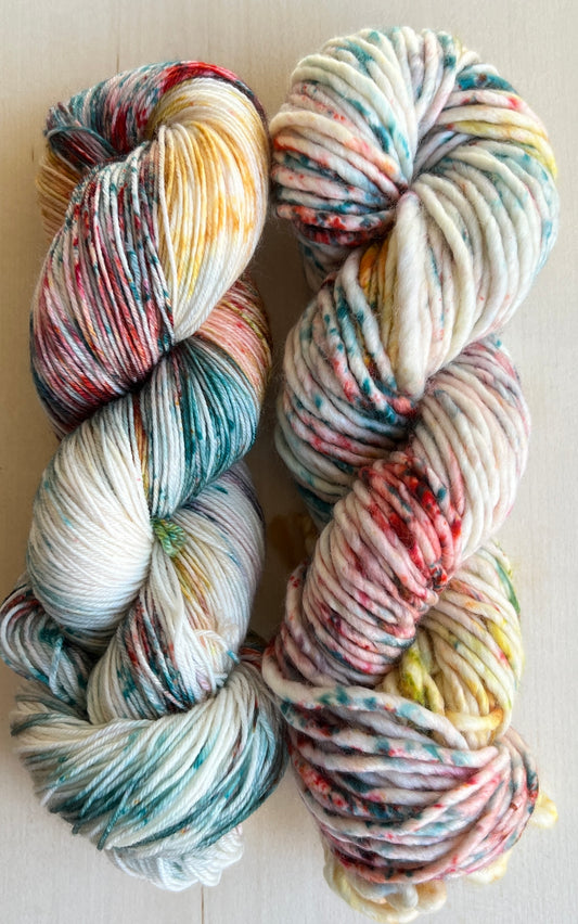 Confetti Hand Dyed Yarn