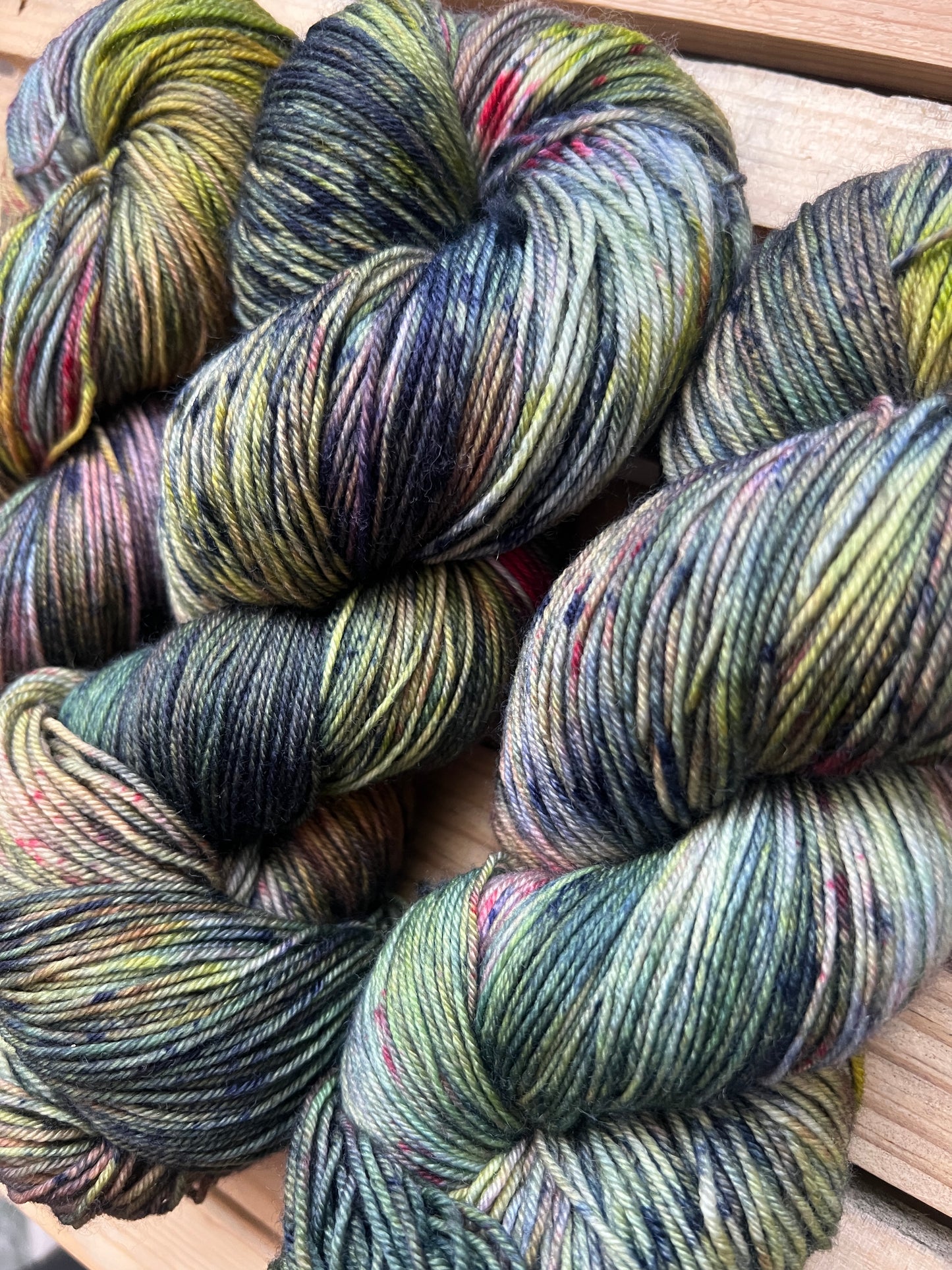 Juniper Berry Hand Dyed Yarn