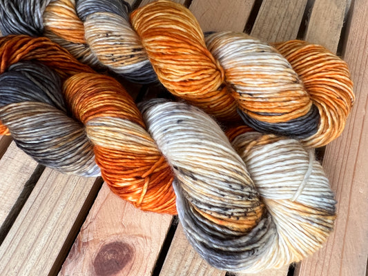 Trick-or-Treat Hand Dyed Yarn